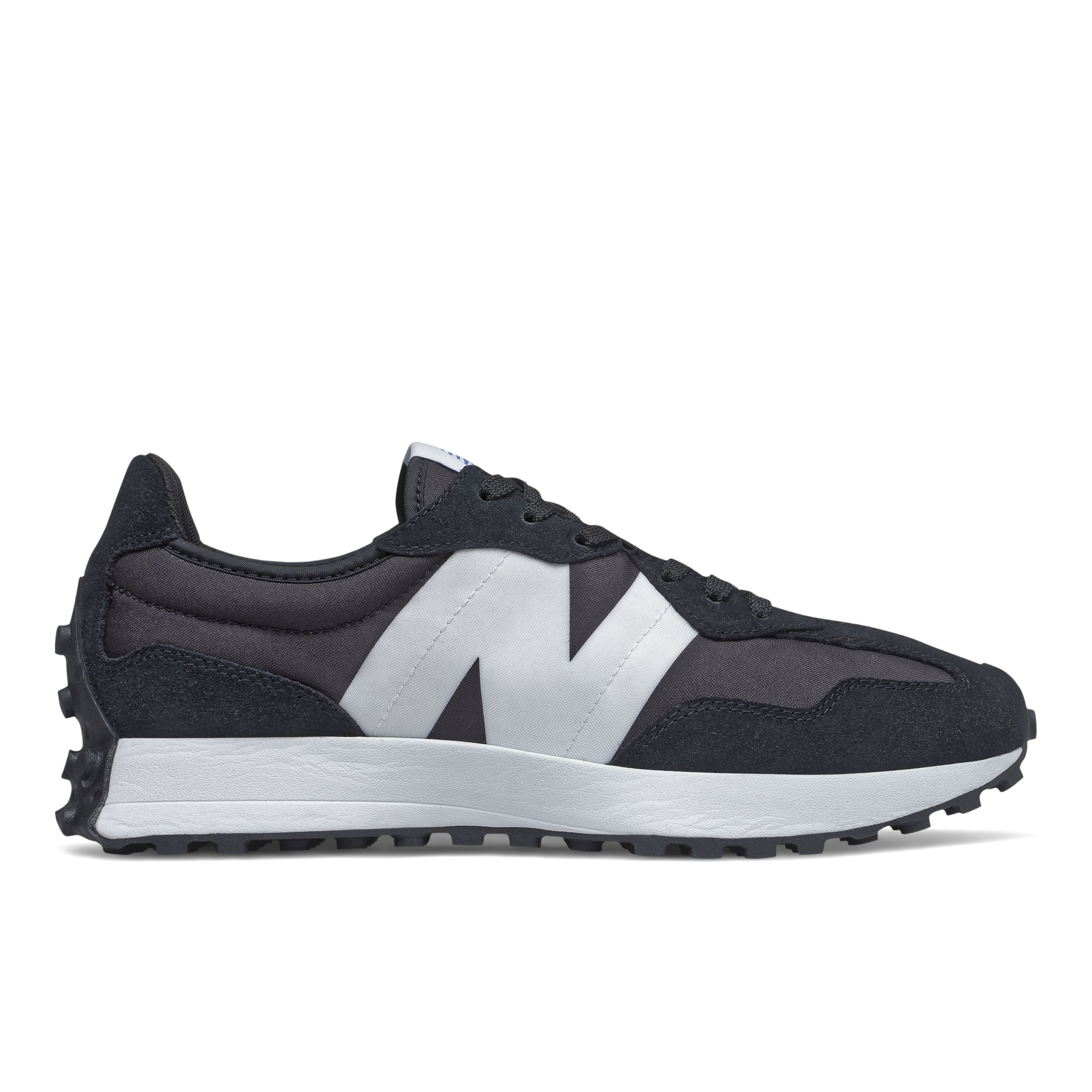 

New Balance Men's 327 Black/White - Black/White