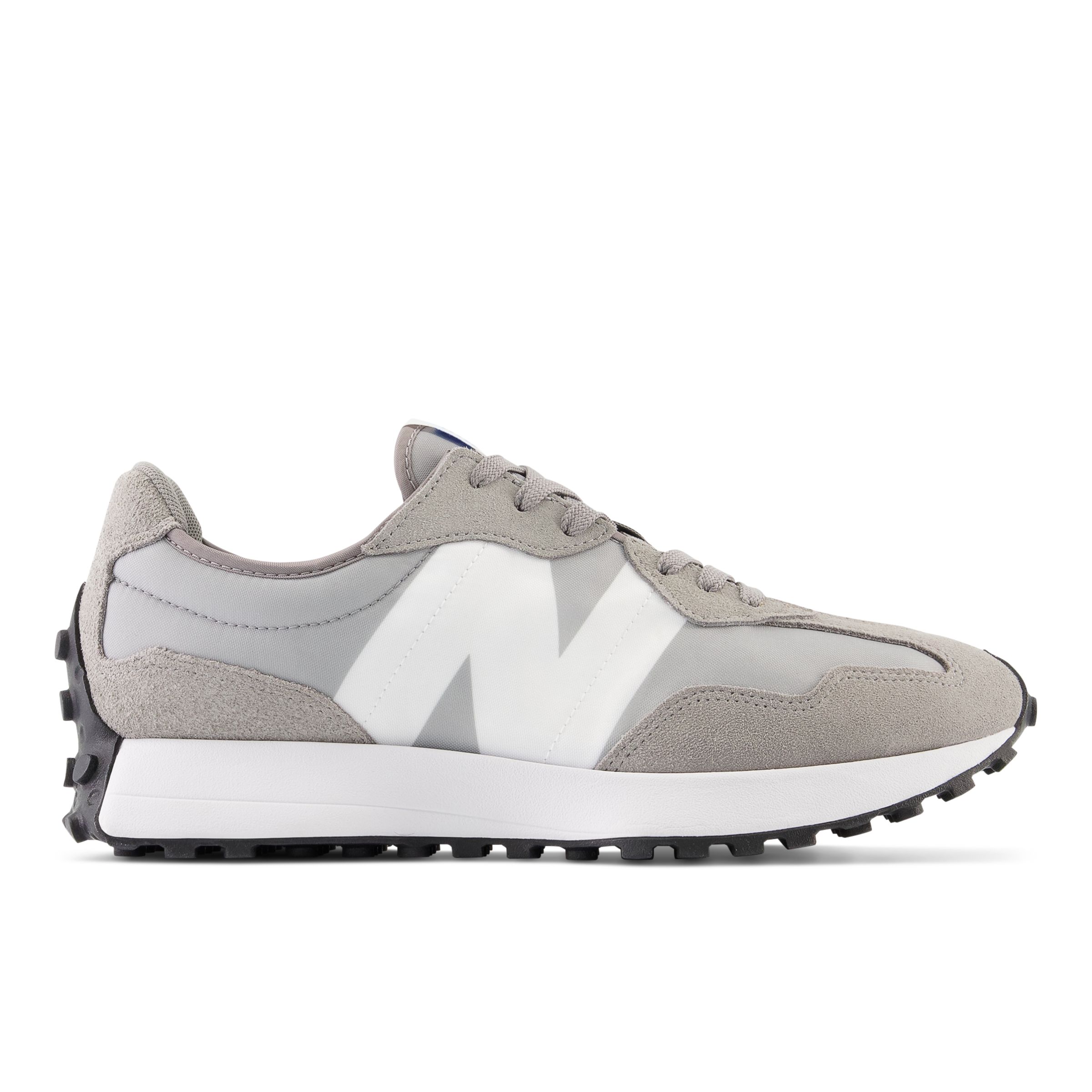 

New Balance Men's 327 Grey/White - Grey/White