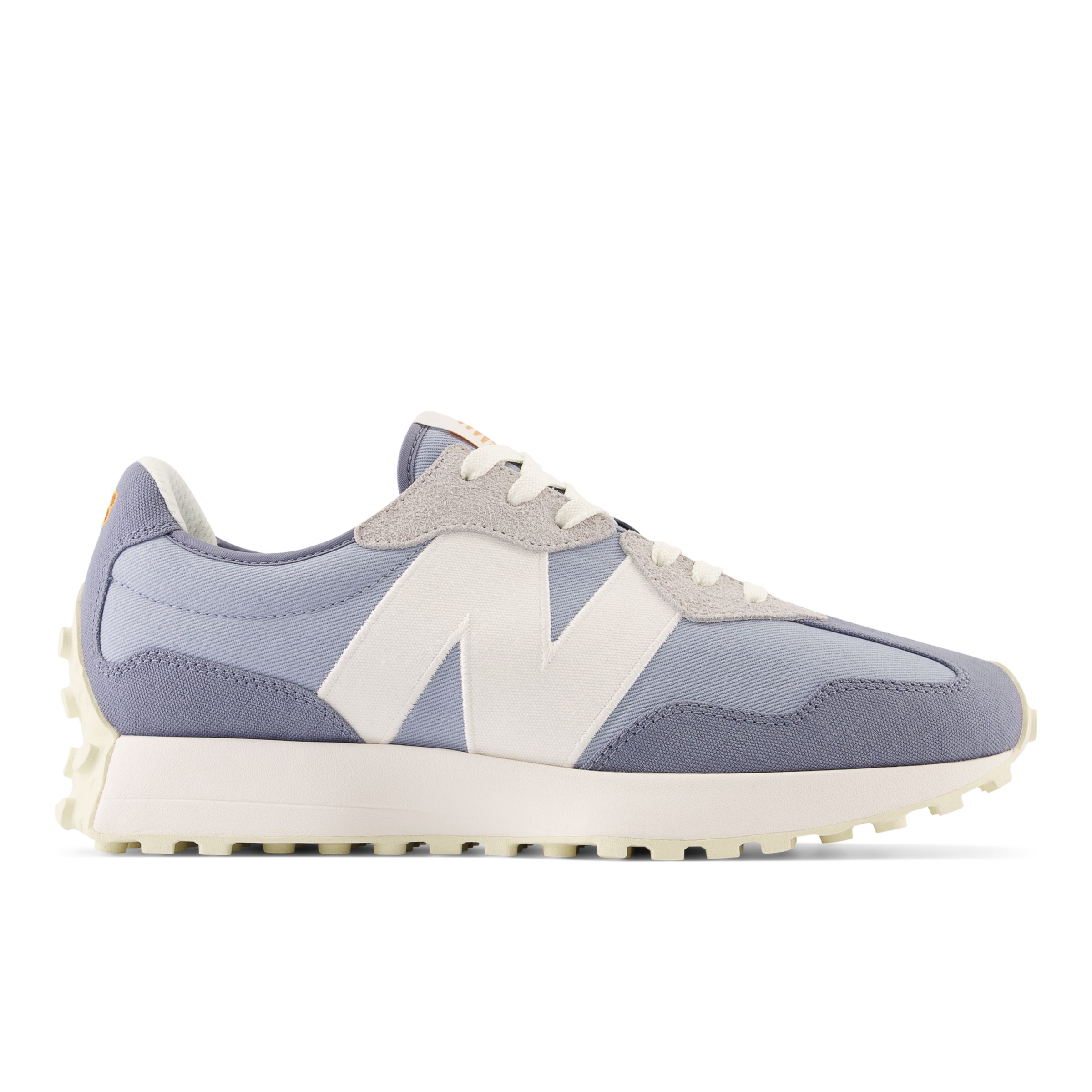 New Balance Men's 327 in Blue/White Textile - MS327DE