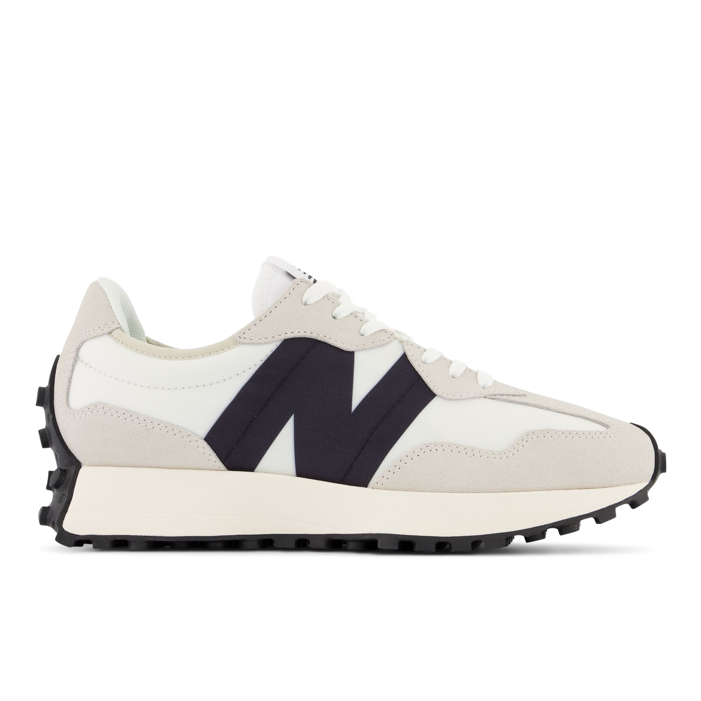 

New Balance Unisex 327 White/Black - White/Black