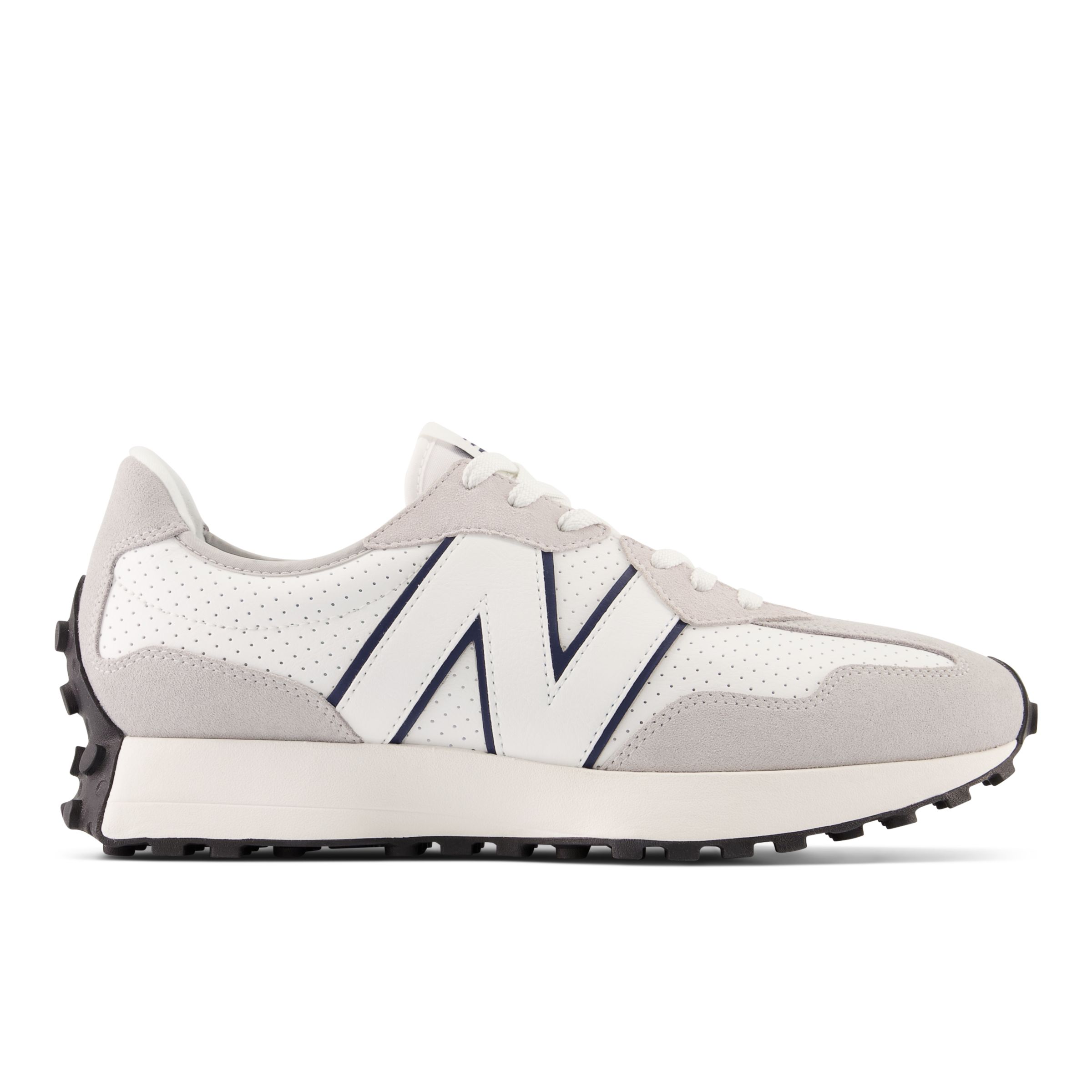 

New Balance Men's 327 Grey/White - Grey/White