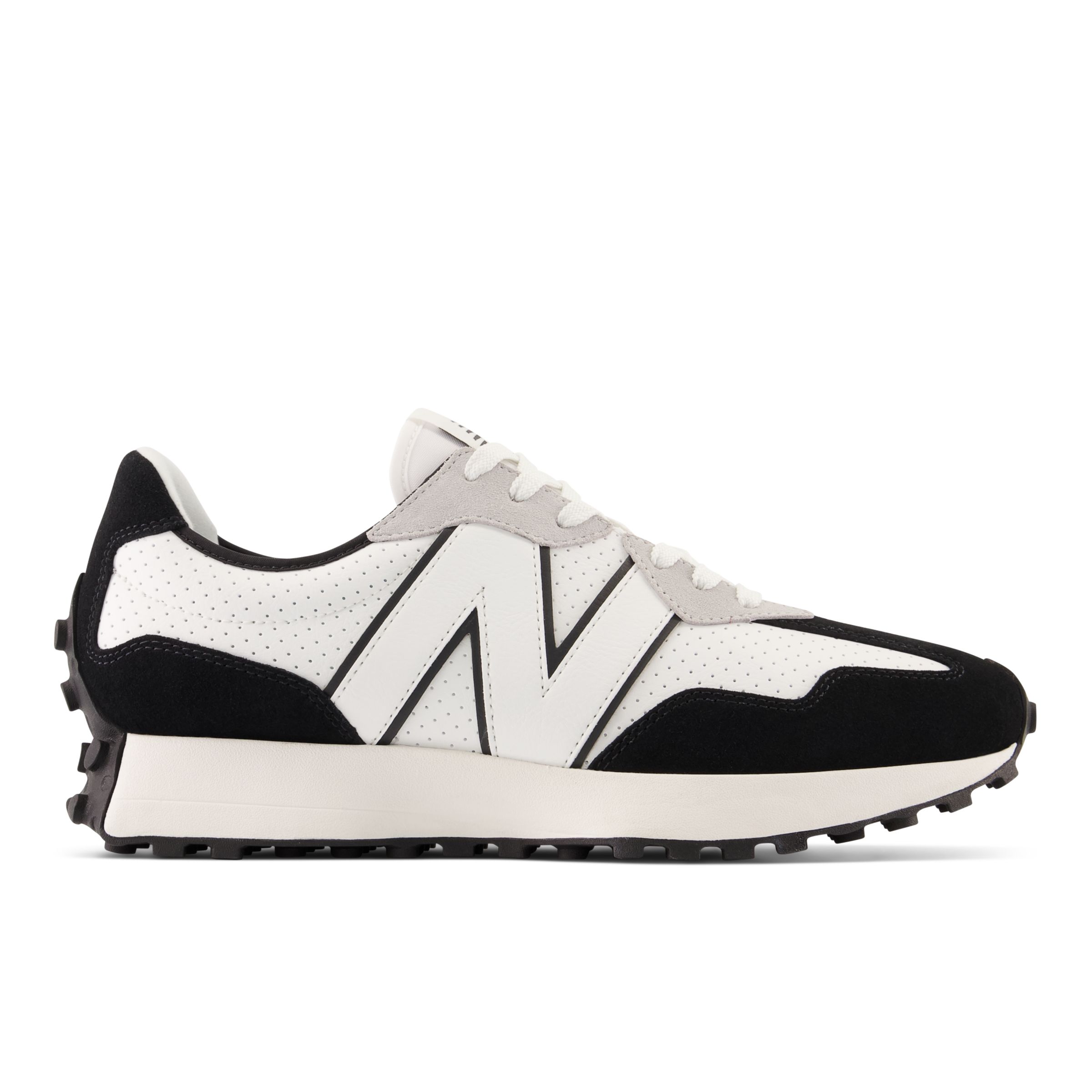 

New Balance Men's 327 Black/White - Black/White