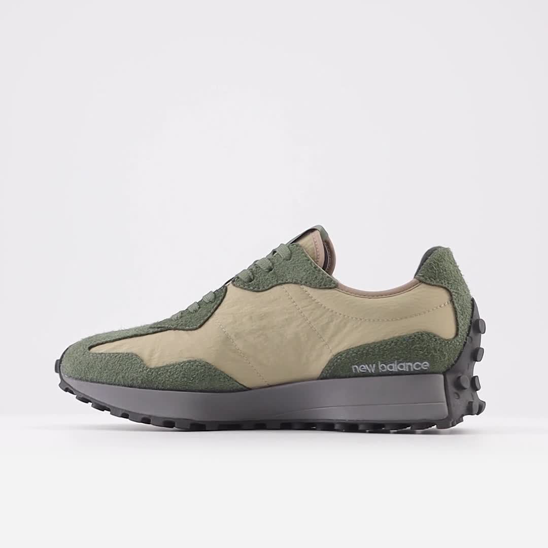 ☆NEW BALANCE☆ MS327WG DEEP OLIVE GREEN DRIFTWOOD New Balance 327 (Deep Olive Green/Driftwood) - Style Code