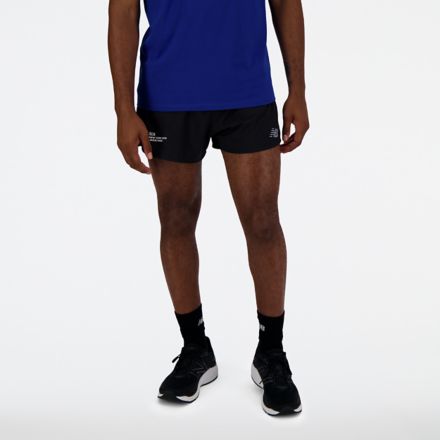 New Balance Impact Run 3in Split Shorts Black