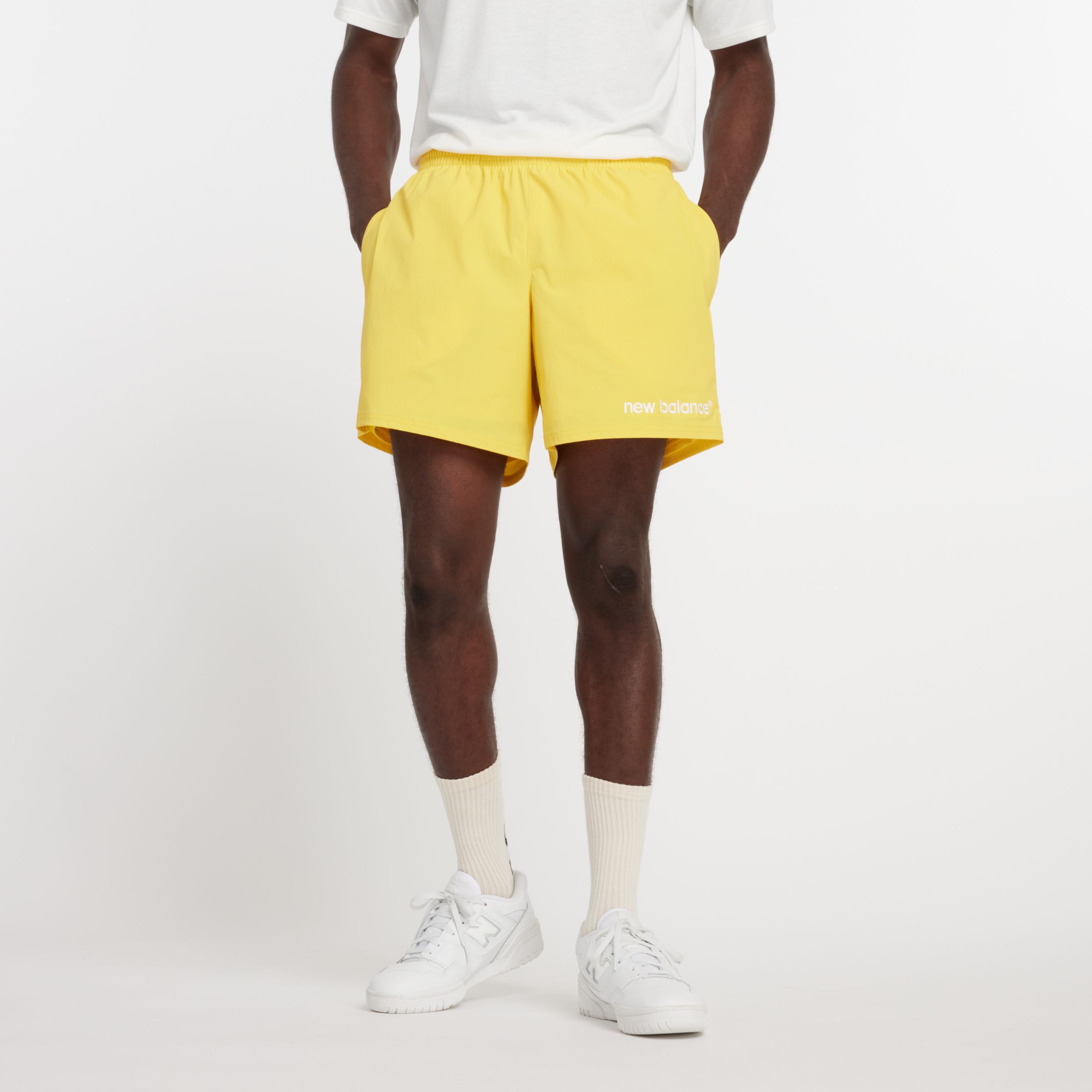 

New Balance Men's Archive Stretch Woven Short Yellow - Yellow