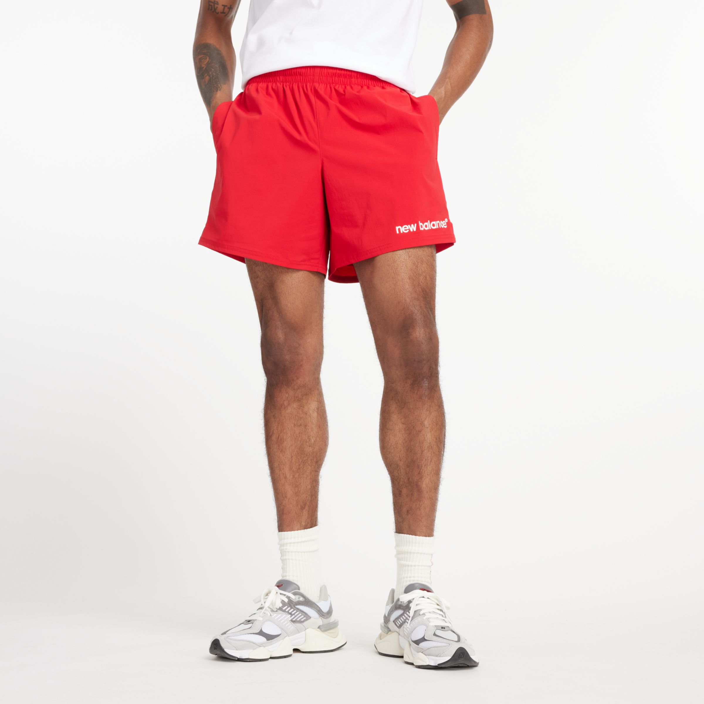 

New Balance Men's Archive Stretch Woven Short Red - Red