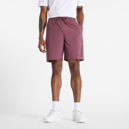 Sport Essentials Linerless 9" 圖案短褲, 混黑, MS41248FDP