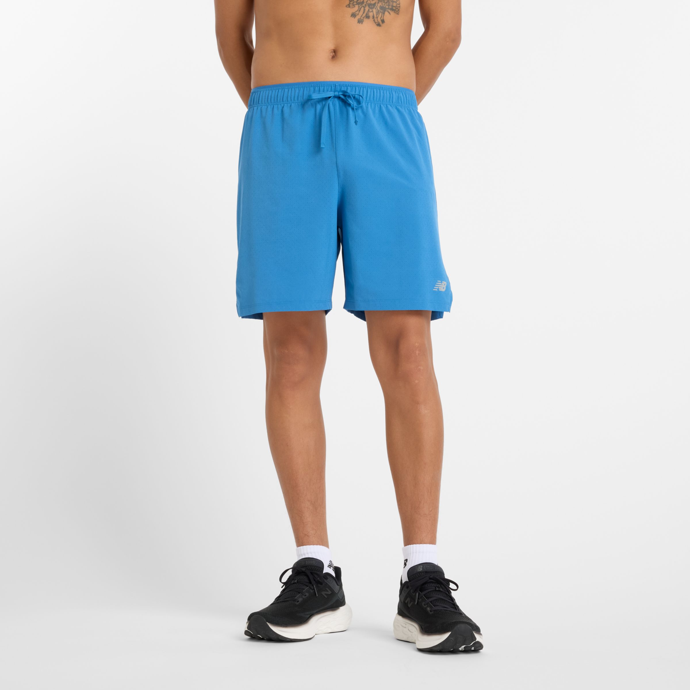 

New Balance Men's RC Short 7" Blue - Blue