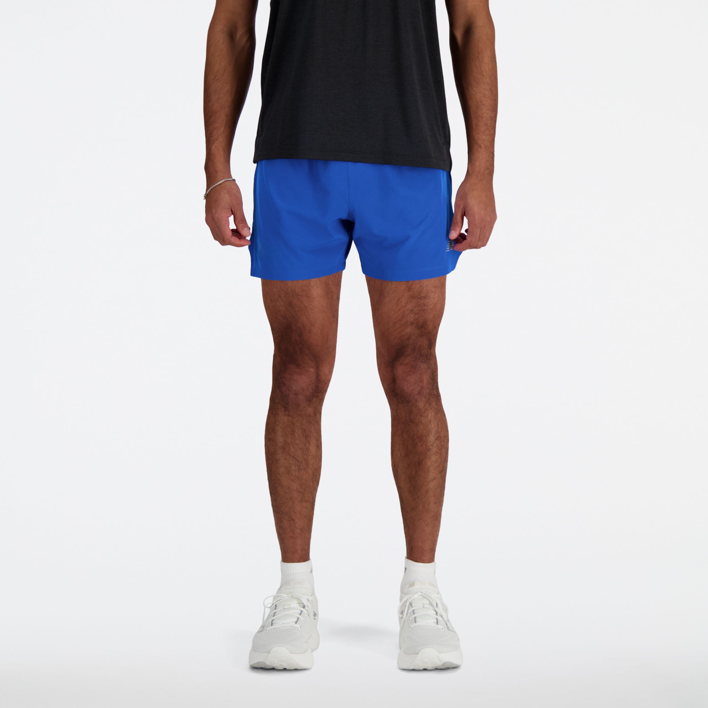 New Balance Men's Rc Short 5" In Blue