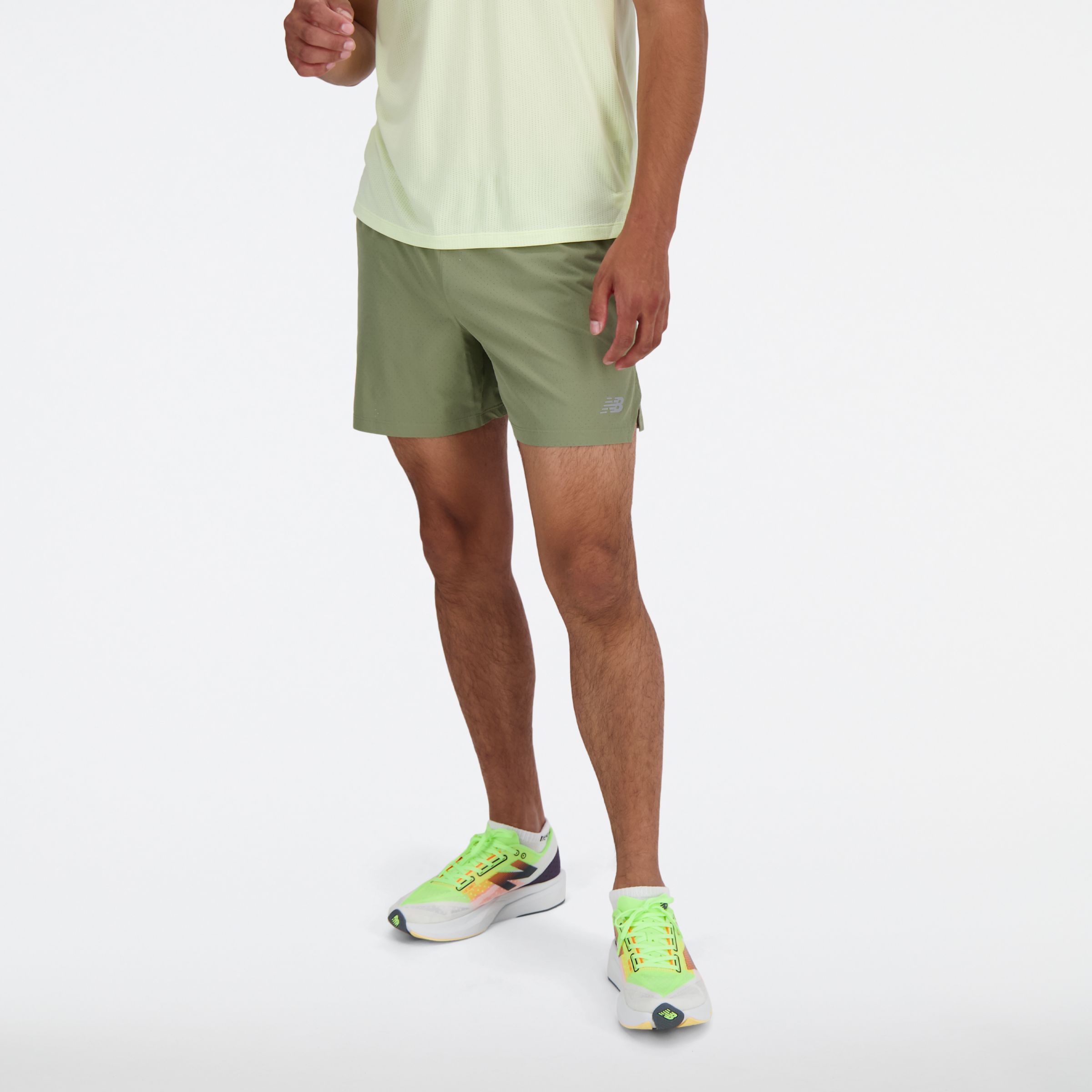 뉴발란스 New Balance RC Short 5,DARK OLIVINE