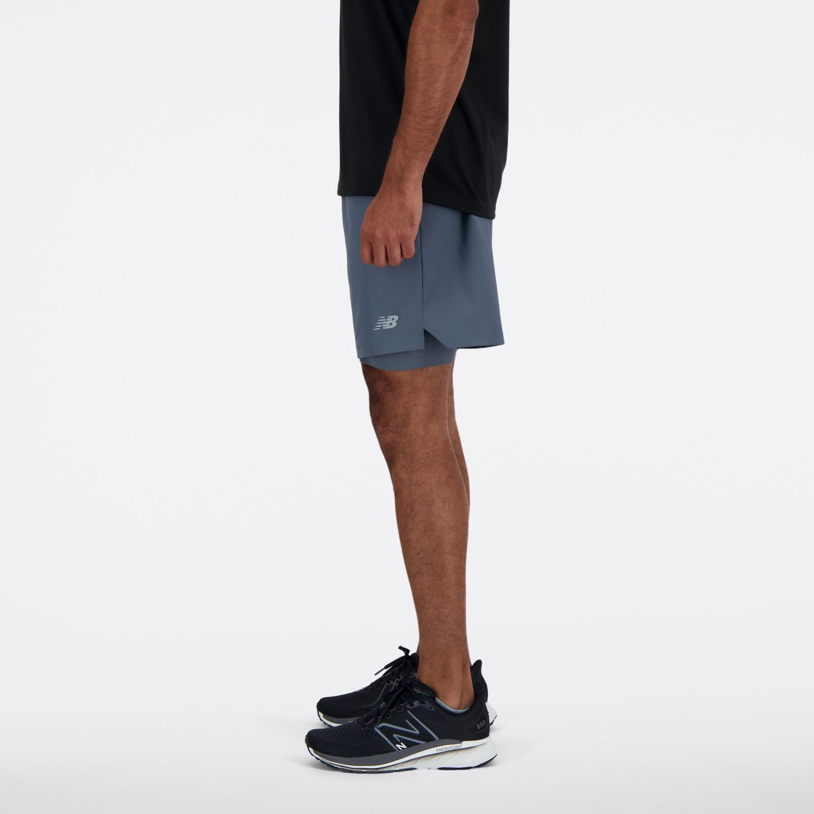 Мужские шорты New Balance AC Lined с подкладкой — фото 2