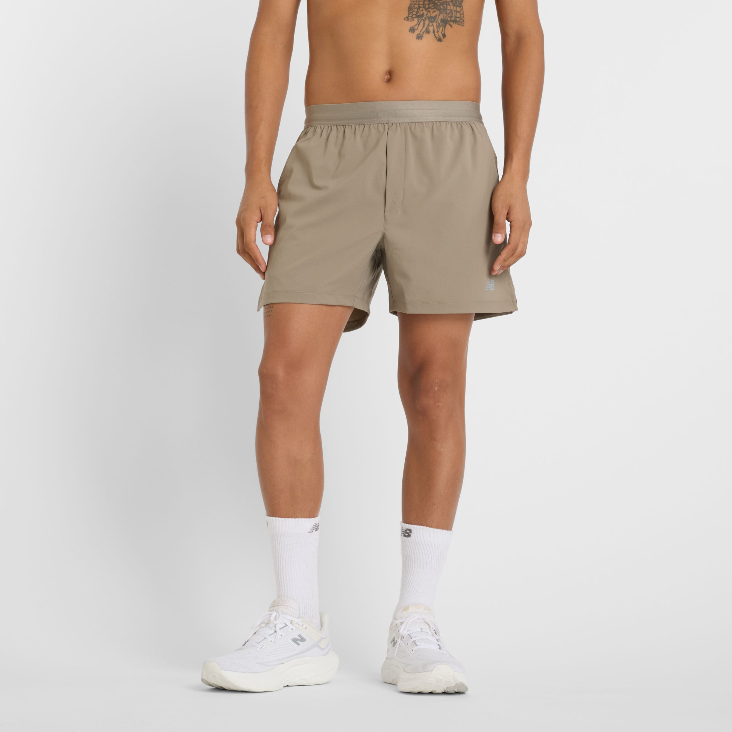 NEW BALANCE MEN'S AC LINED SHORT 5" 