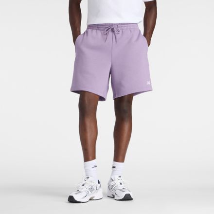 Sport Essentials Fleece Short 7", BLACK with WHITE, MS41504AA5