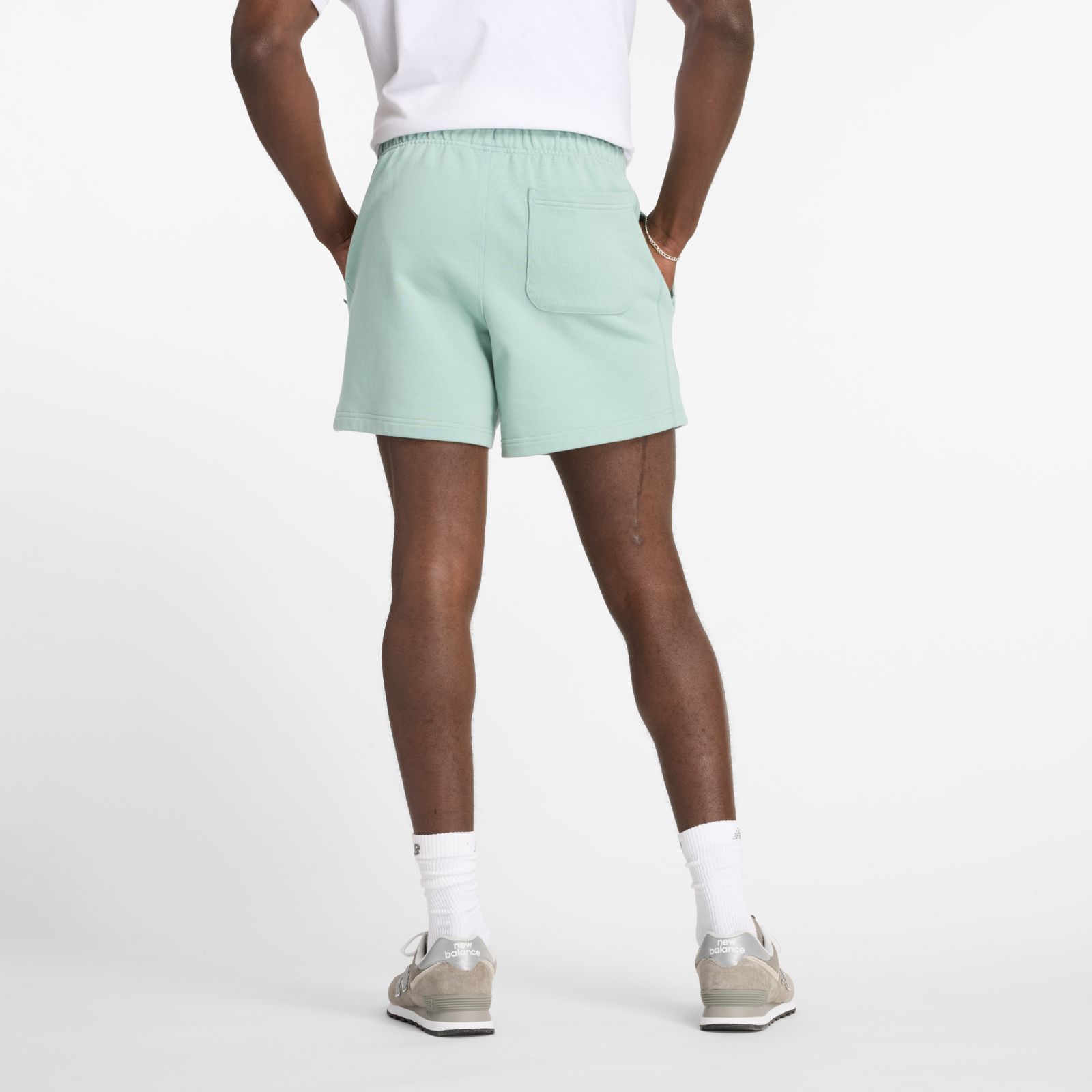 Мужские брюки New Balance Athletics French Terry Short 5" — фото 3