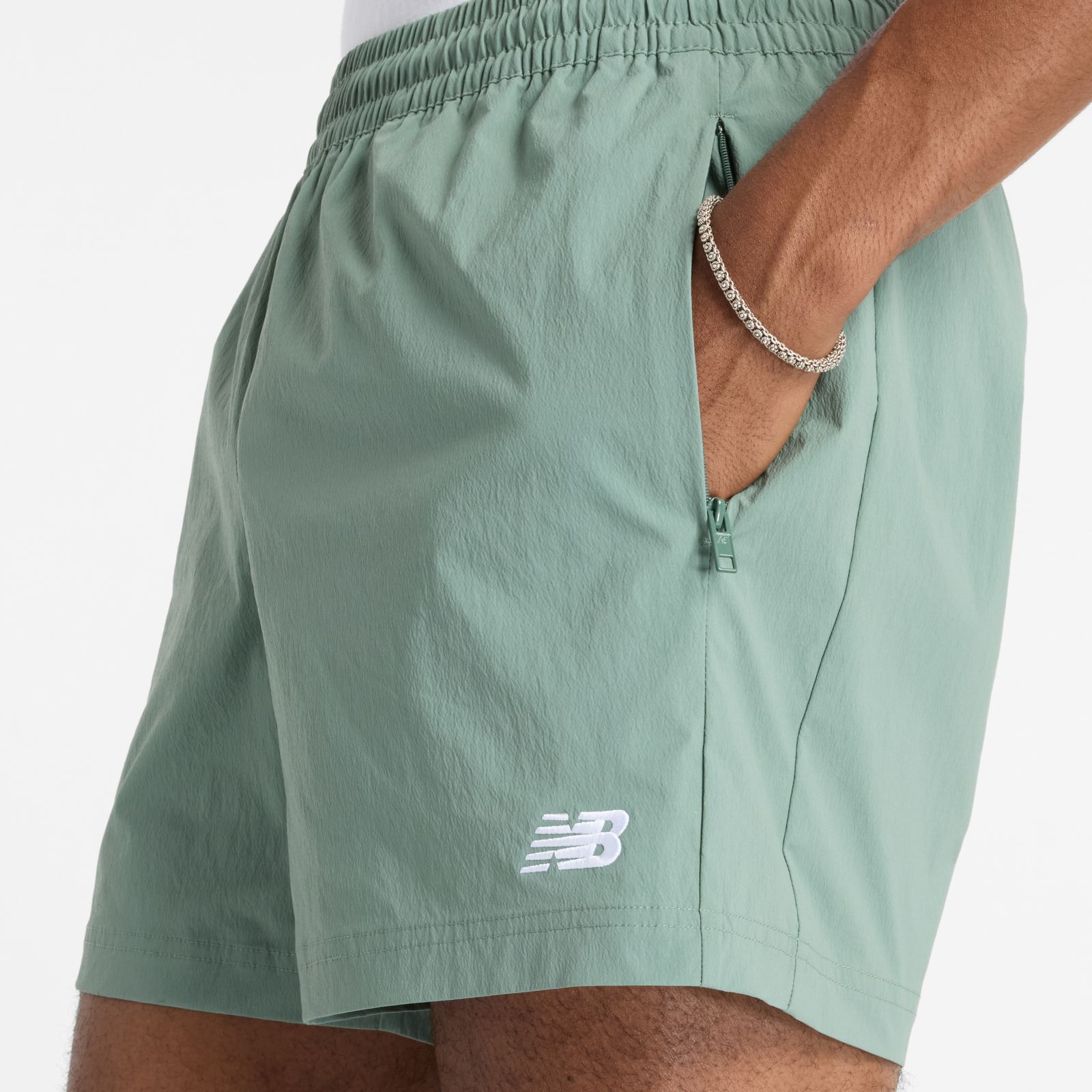 Мужские брюки New Balance Athletics Stretch Woven Short 5" — фото 6