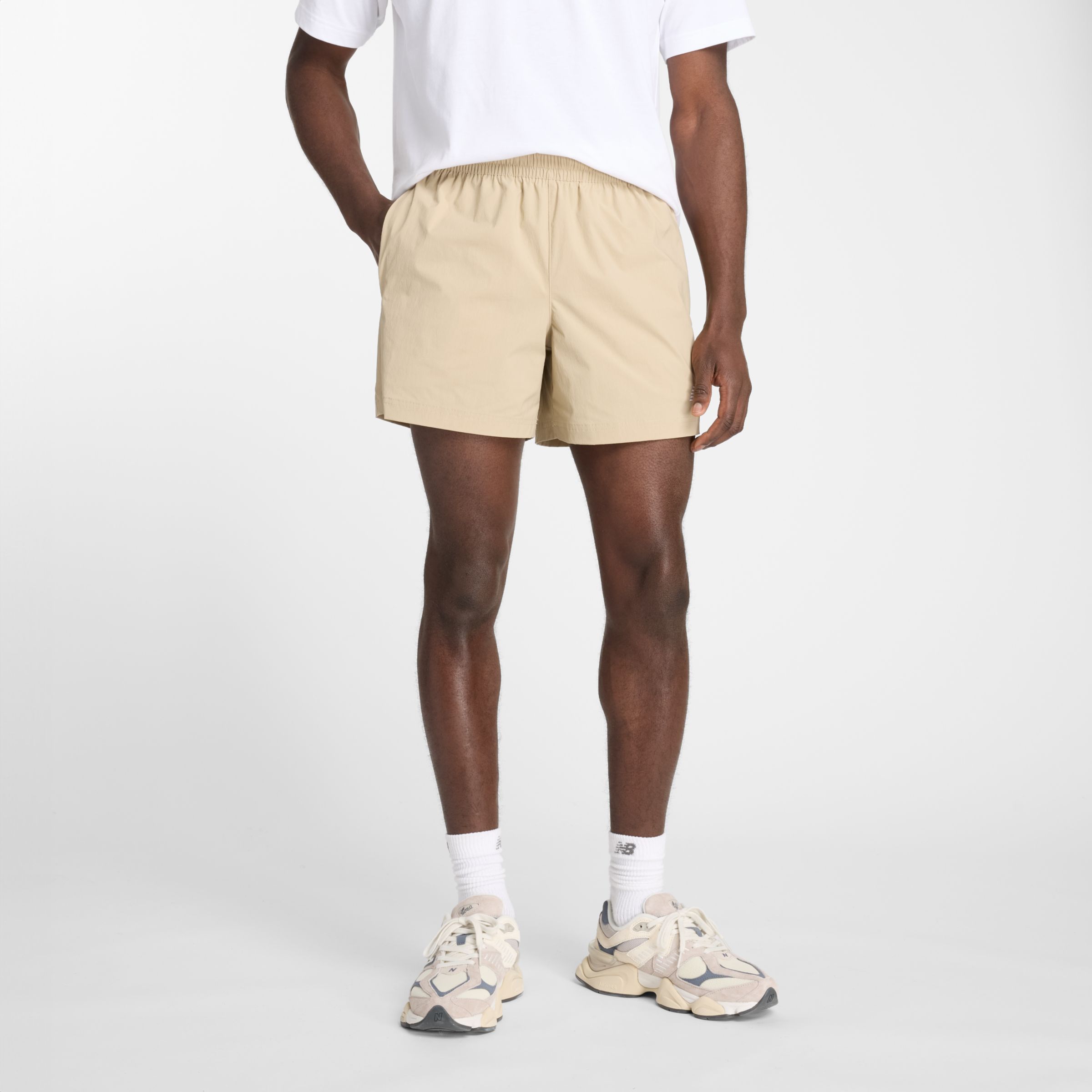 New Balance Uomo Athletics Stretch Woven Short 5", Politessuto, Taglia XL