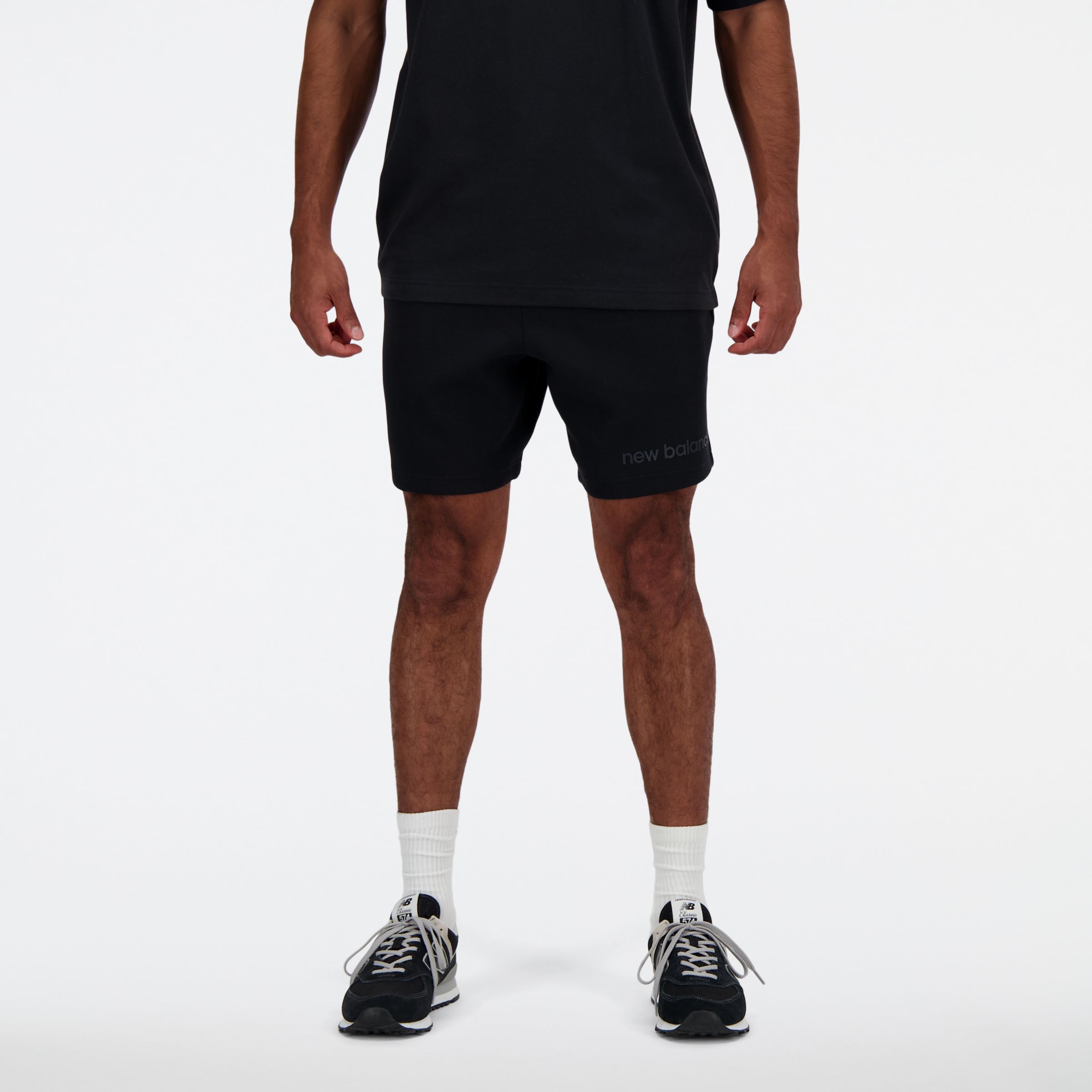 New Balance Homme Hyper Density Short 7" en Noir, Poly Knit, Taille S