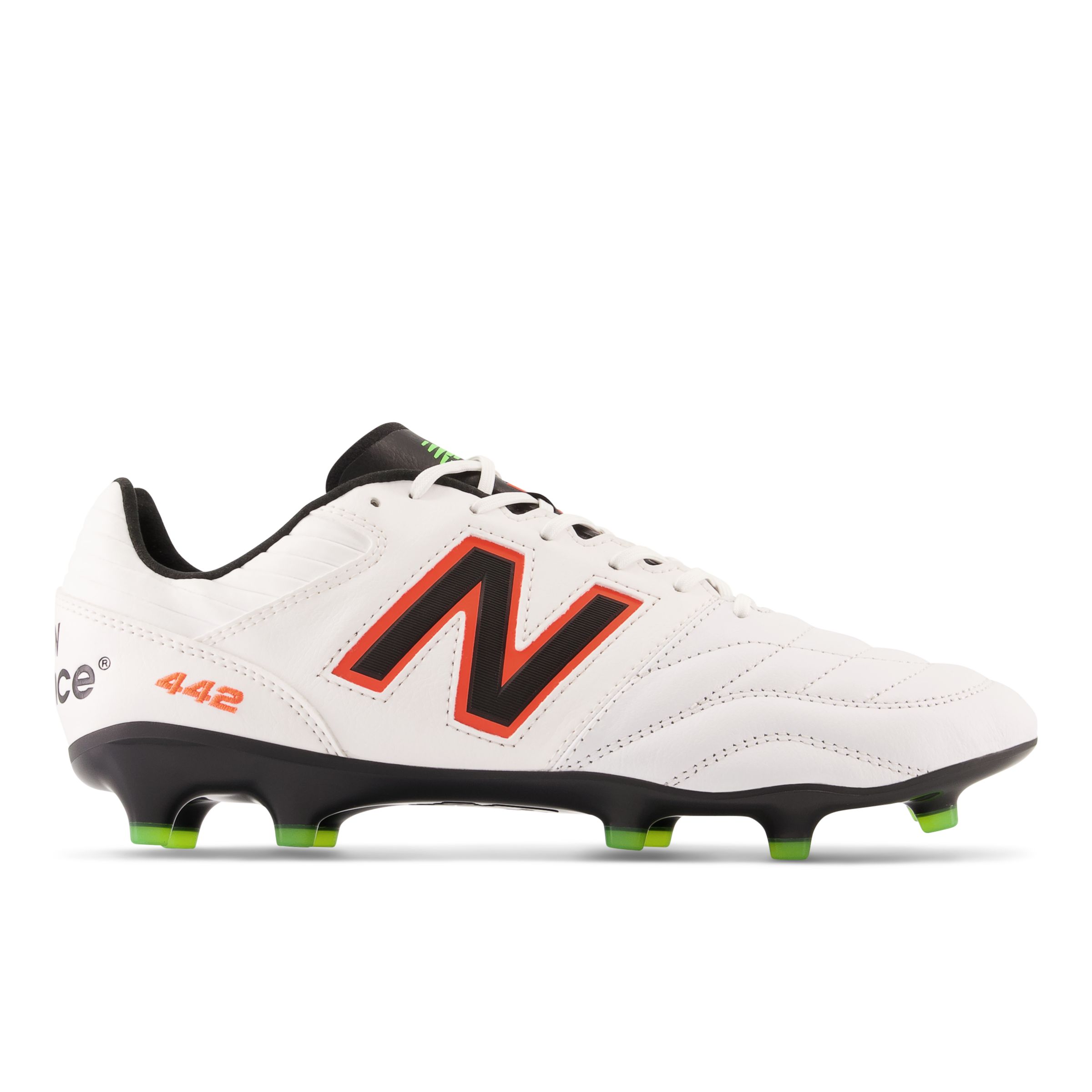 

New Balance Unisex 442 v2 Pro FG White/Orange/Green - White/Orange/Green