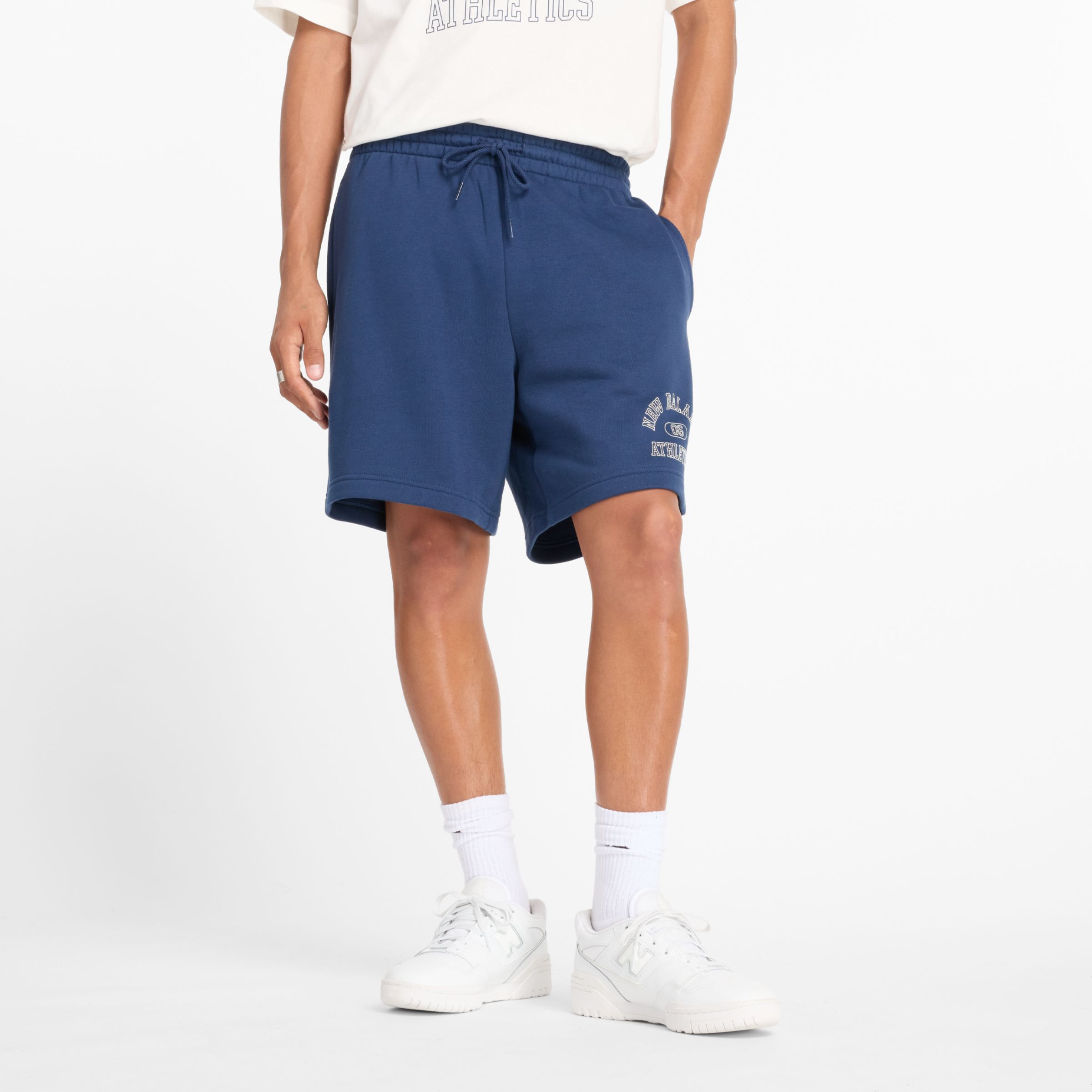 

New Balance Men's Sport Essentials Graphic Short 7" Blue - Blue