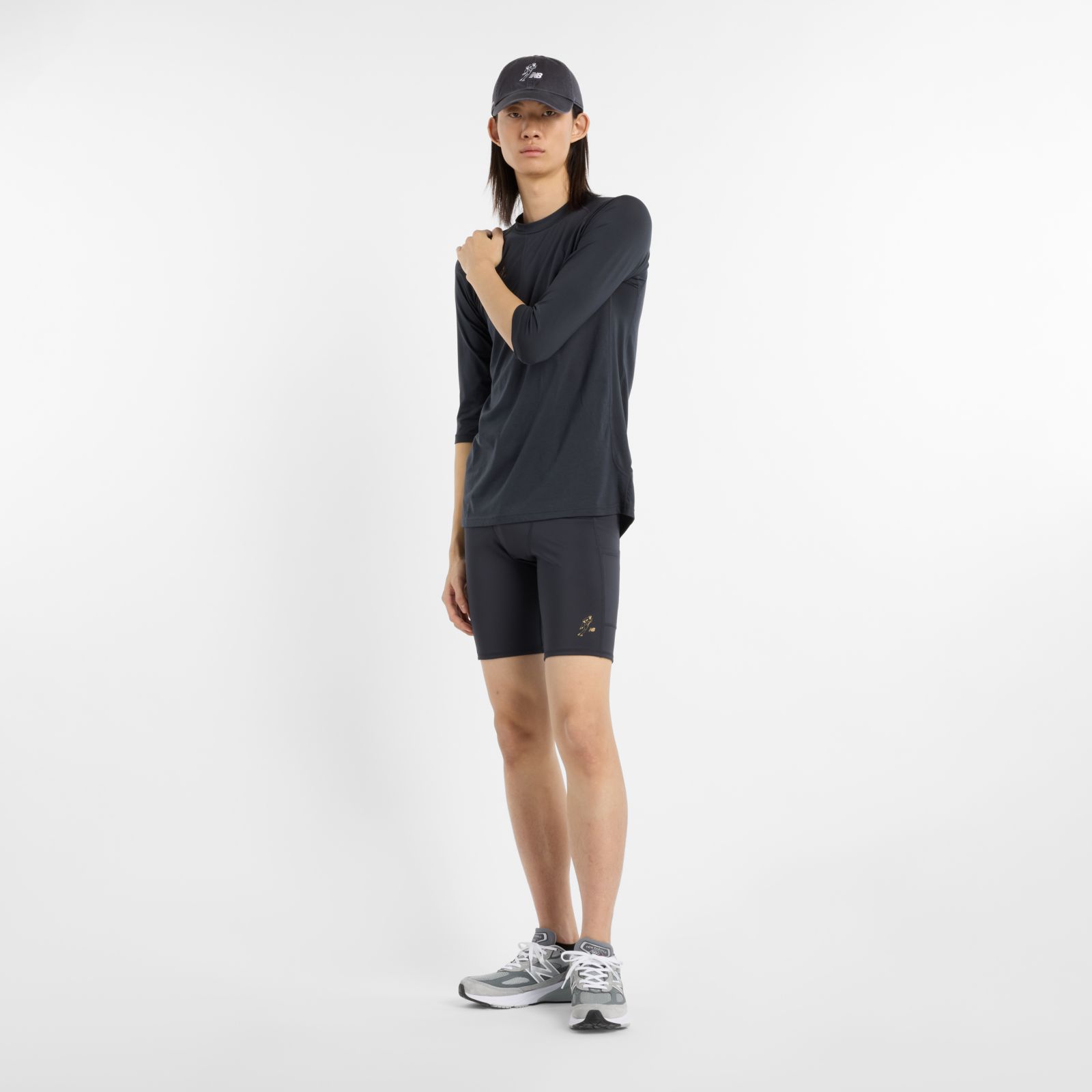 Мужские брюки New Balance Shohei Signature Baselayer 9" short — фото 2