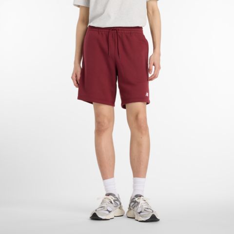 Мужские шорты New Balance Sport Fleece Short 9", цвет: Бордовый