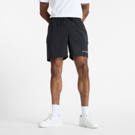 Reimagined Graphic Woven Short 7", BLACK, MS51234BK