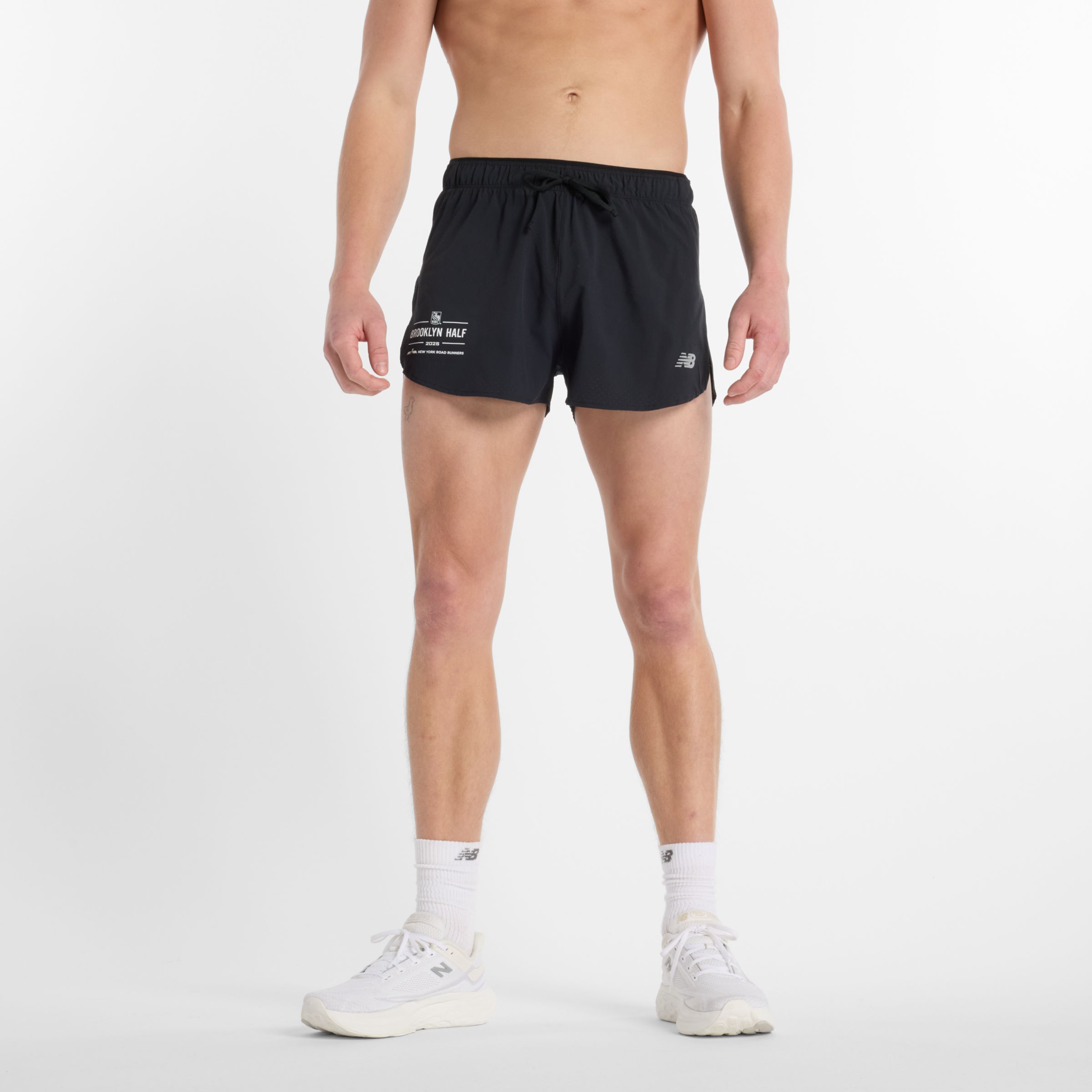 

New Balance Men's RBC Brooklyn Half RC Split Short 3" Black - Black