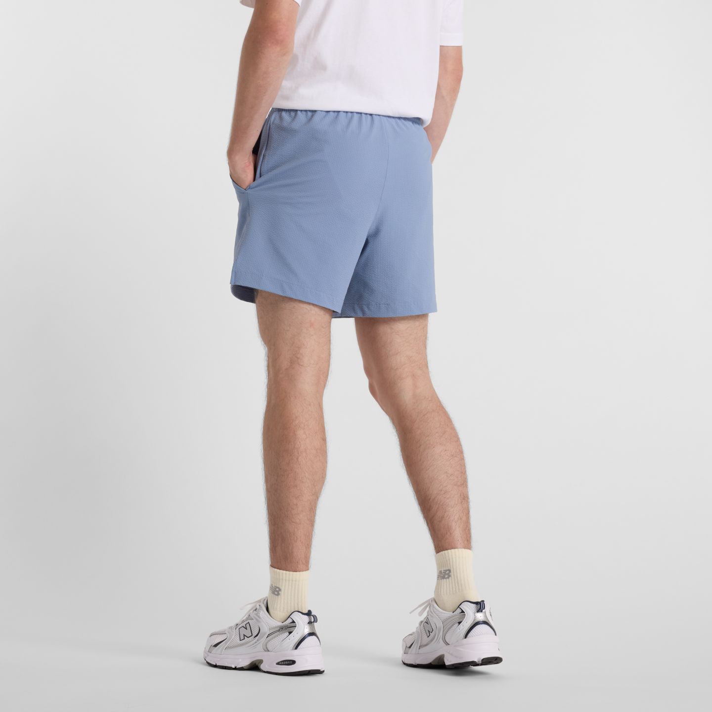 Мужские шорты New Balance Tournament Seersucker Short, цвет: Сумеречный — фото 3