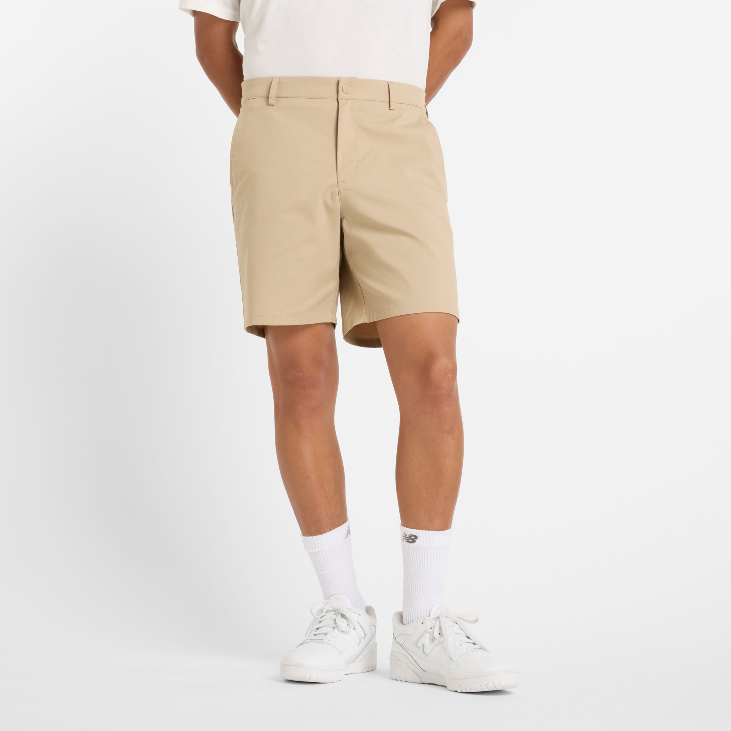 New Balance Uomo Athletics Standard Short 7", Twill di cotone, Taglia XS