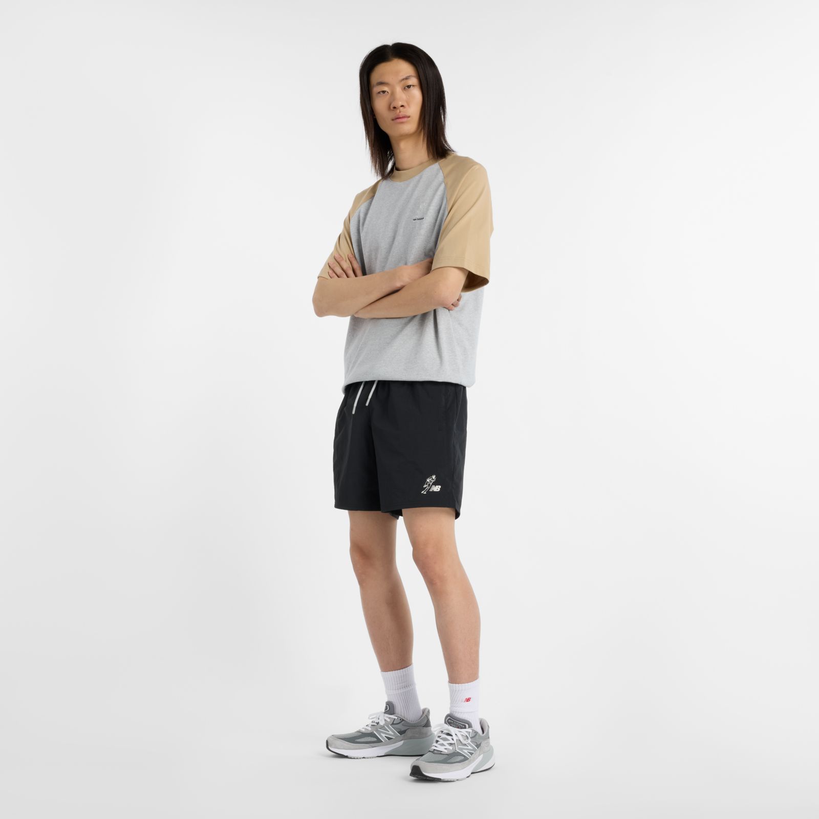 Мужские брюки New Balance Shohei Signature Woven Nylon 7" Short — фото 2