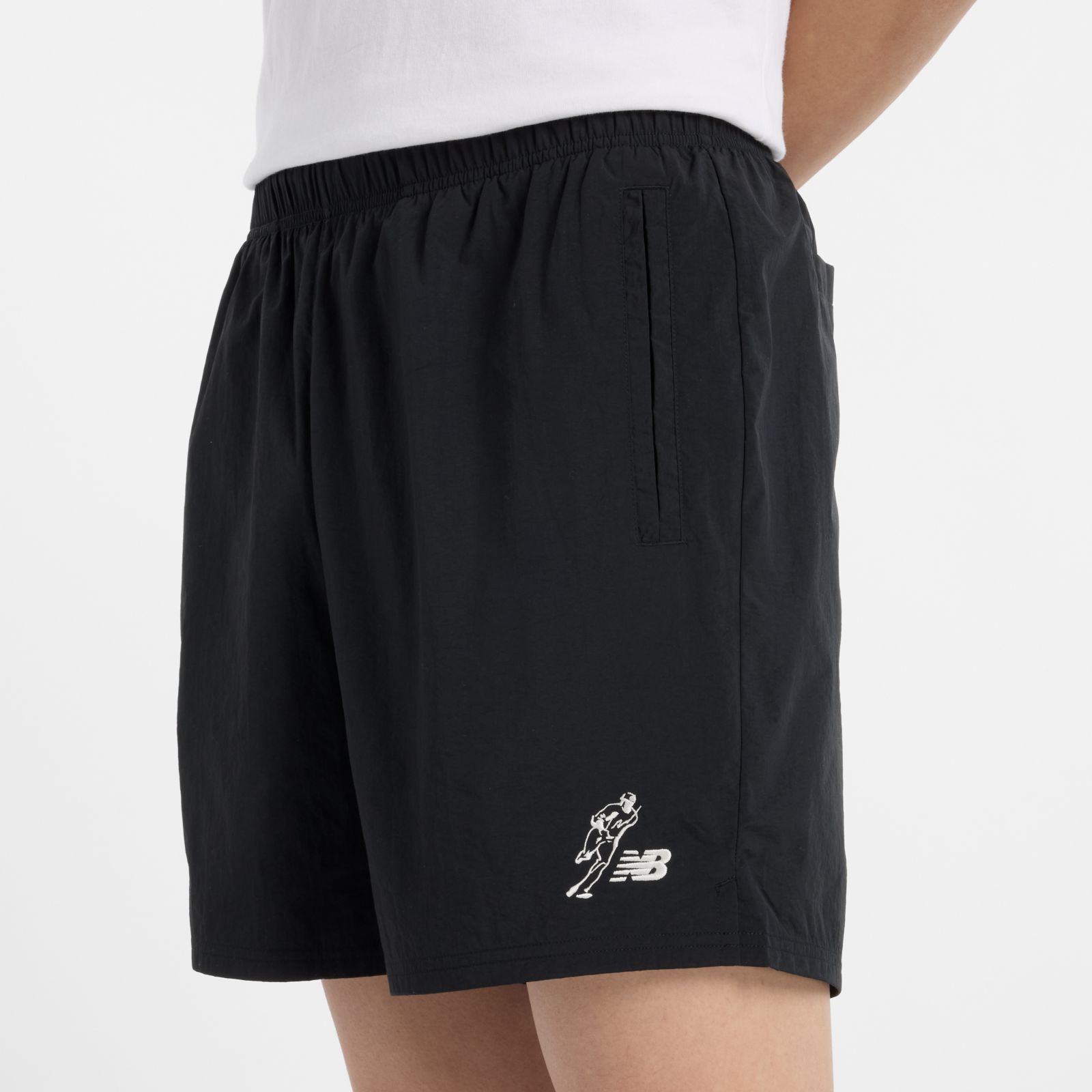 Мужские брюки New Balance Shohei Signature Woven Nylon 7" Short — фото 8