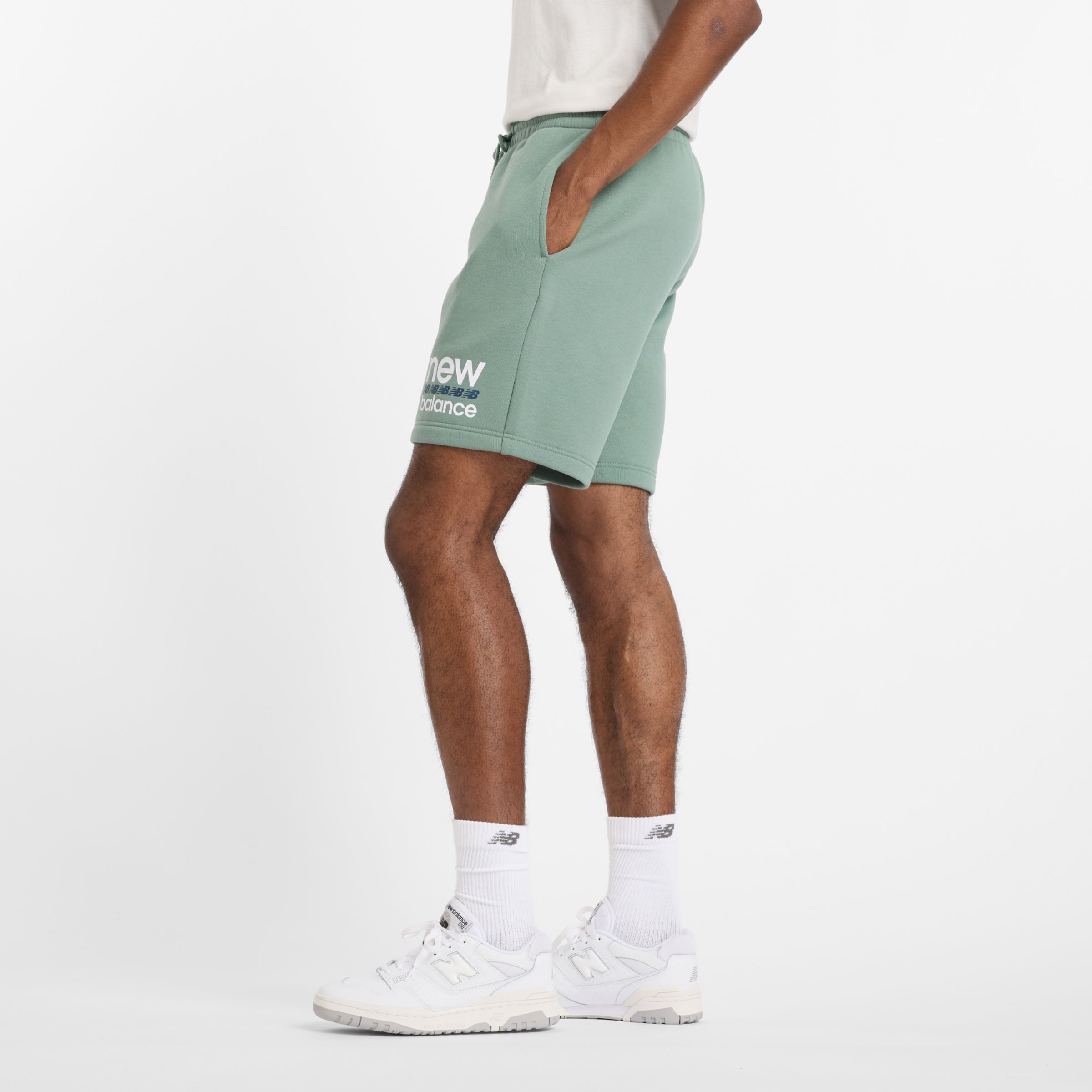 Sport Graphic Fleece Short 9"