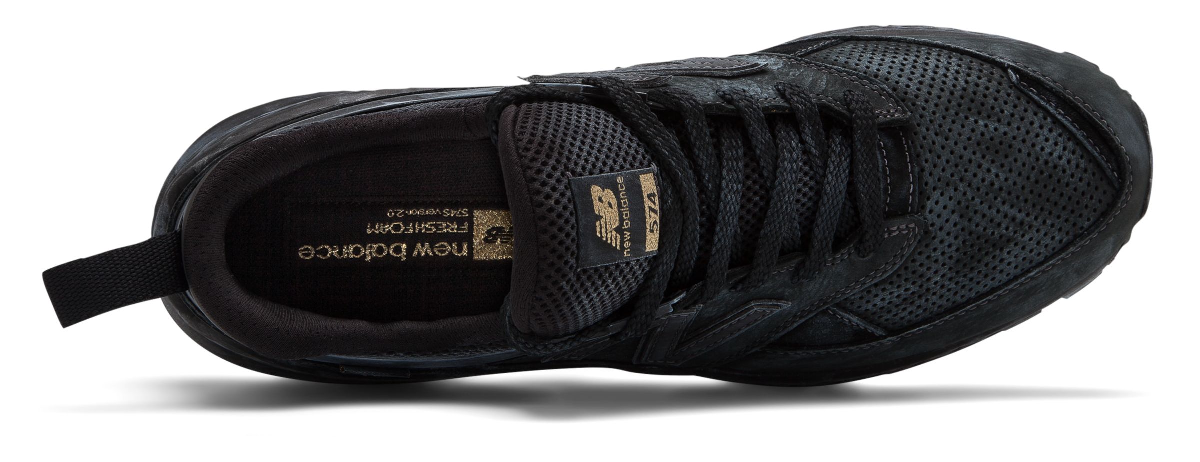 new balance 574 black caviar