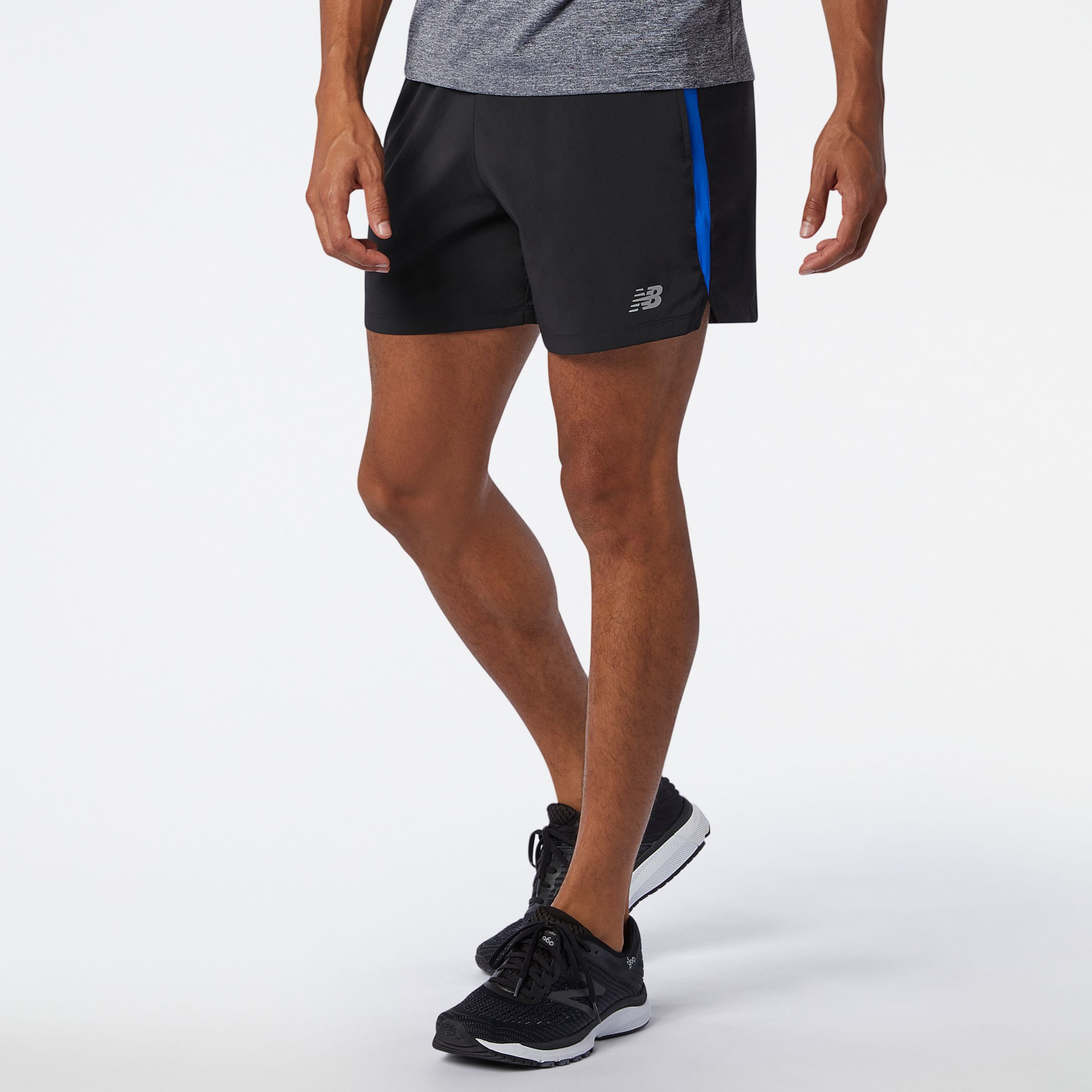 new balance grey shorts