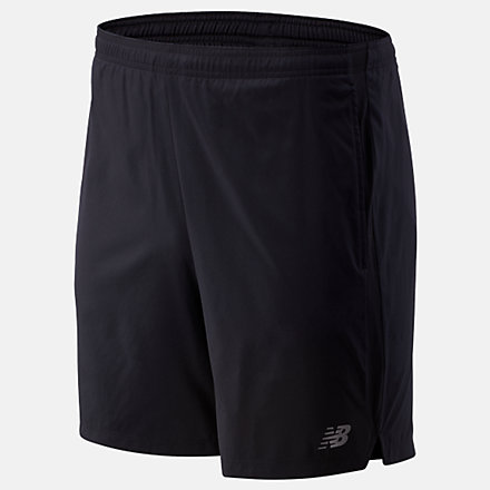 New Balance Accelerate 7 inch Short, MS93189BK image number null