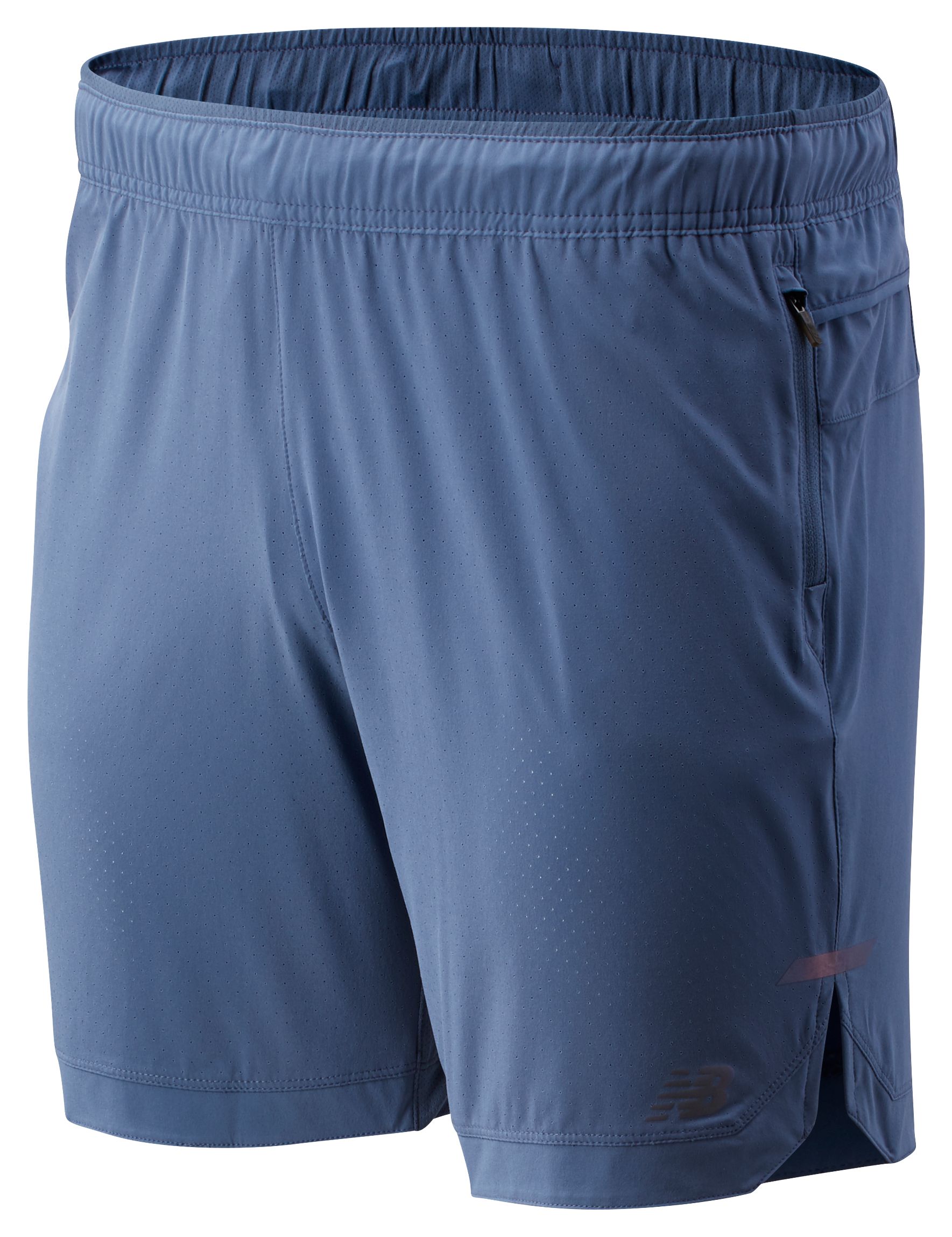 new balance q speed run crew short