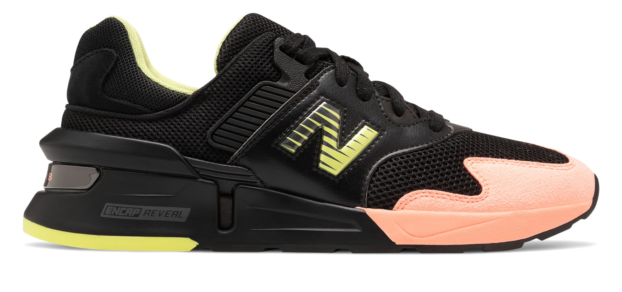 new balance 997 sport black pink