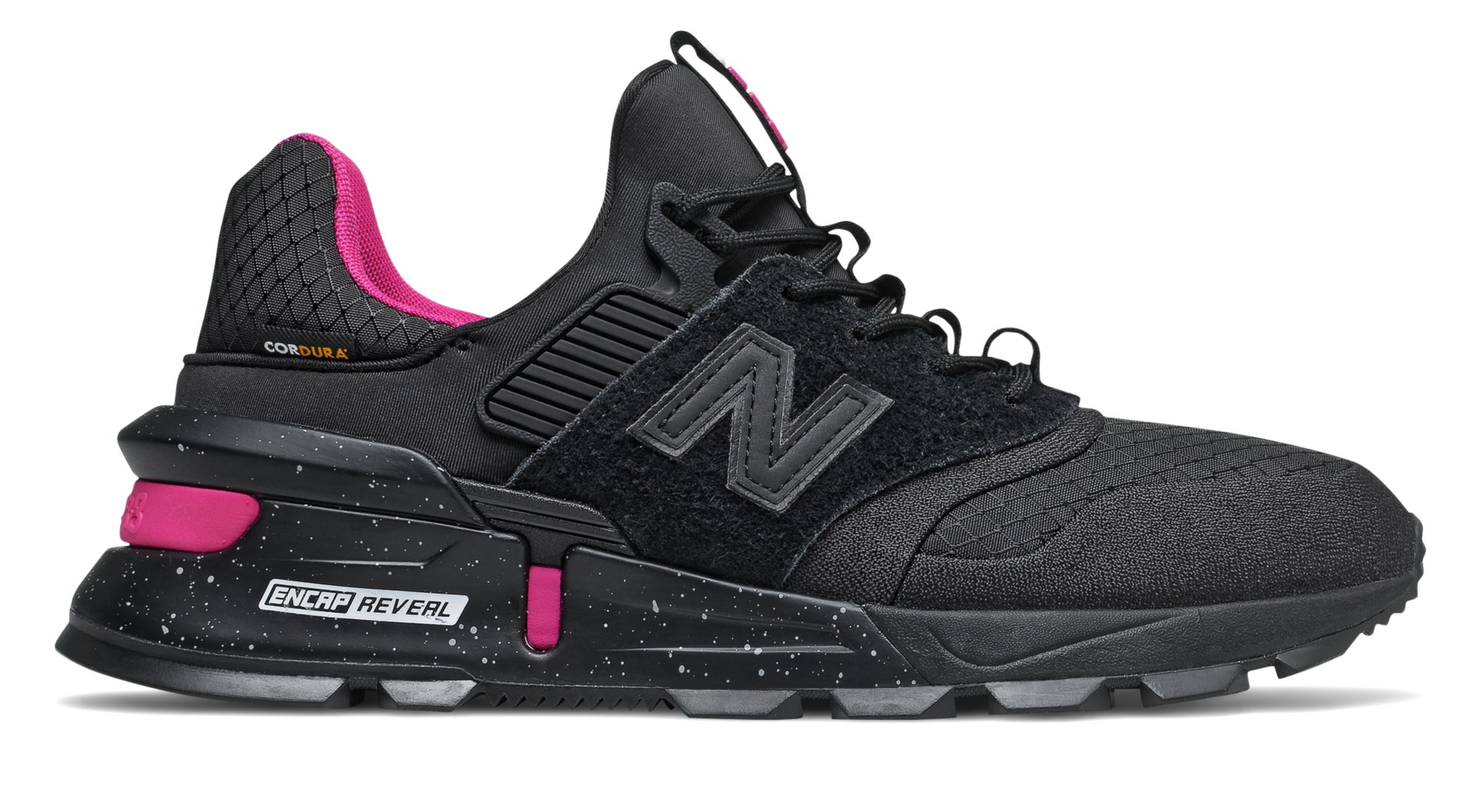 new balance 997 sport black and pink