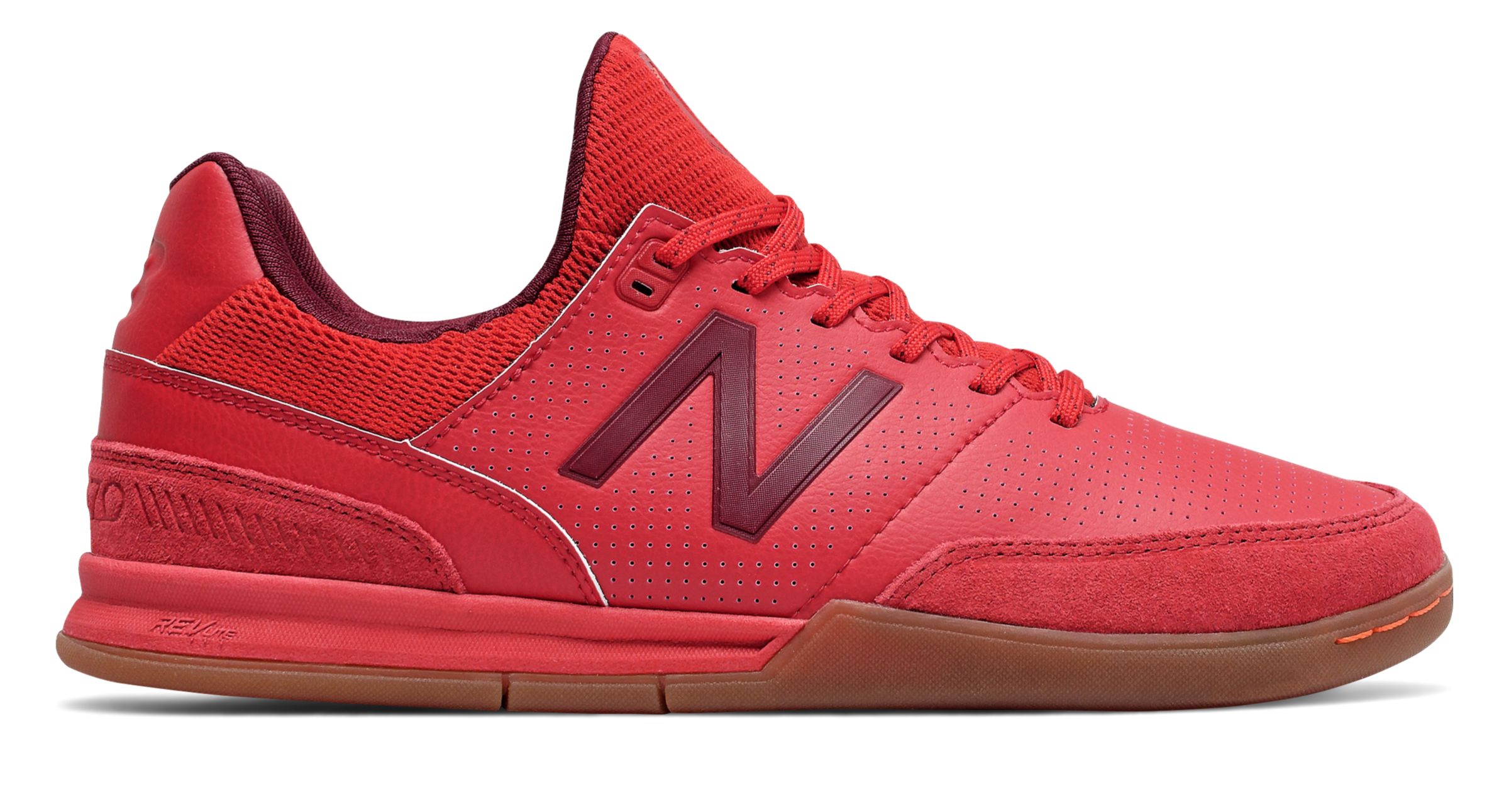 new balance soccer cleats mens red