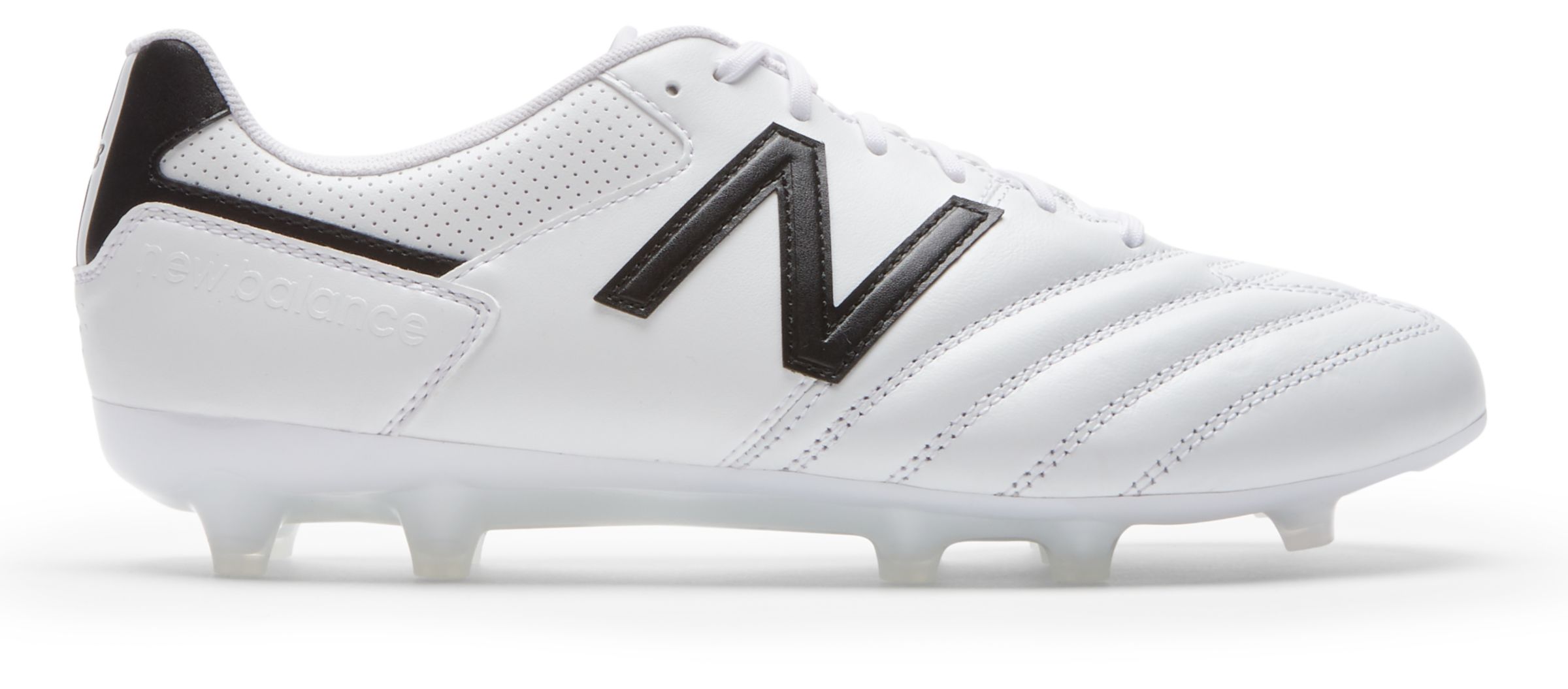 all white new balance cleats soccer