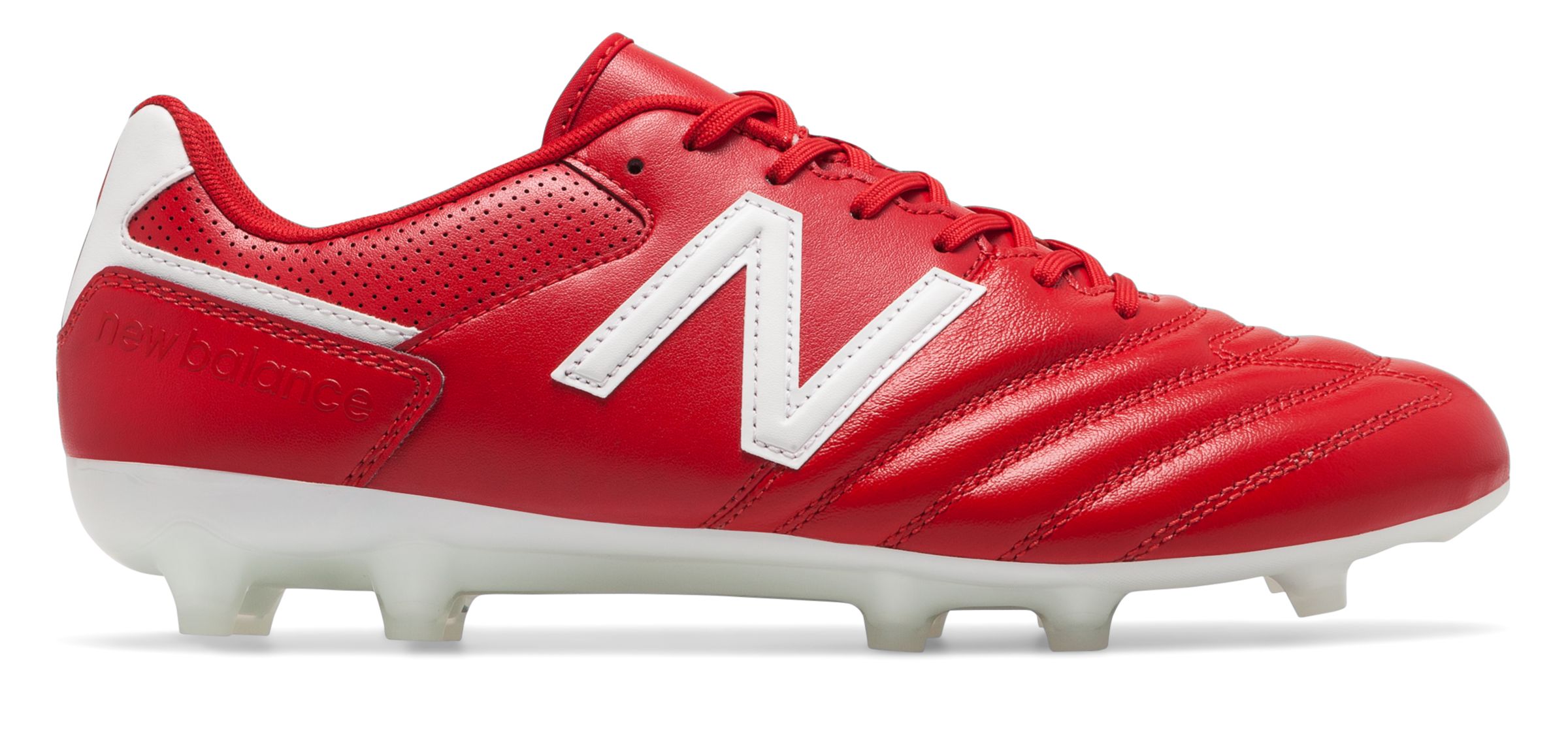new balance soccer cleats mens red