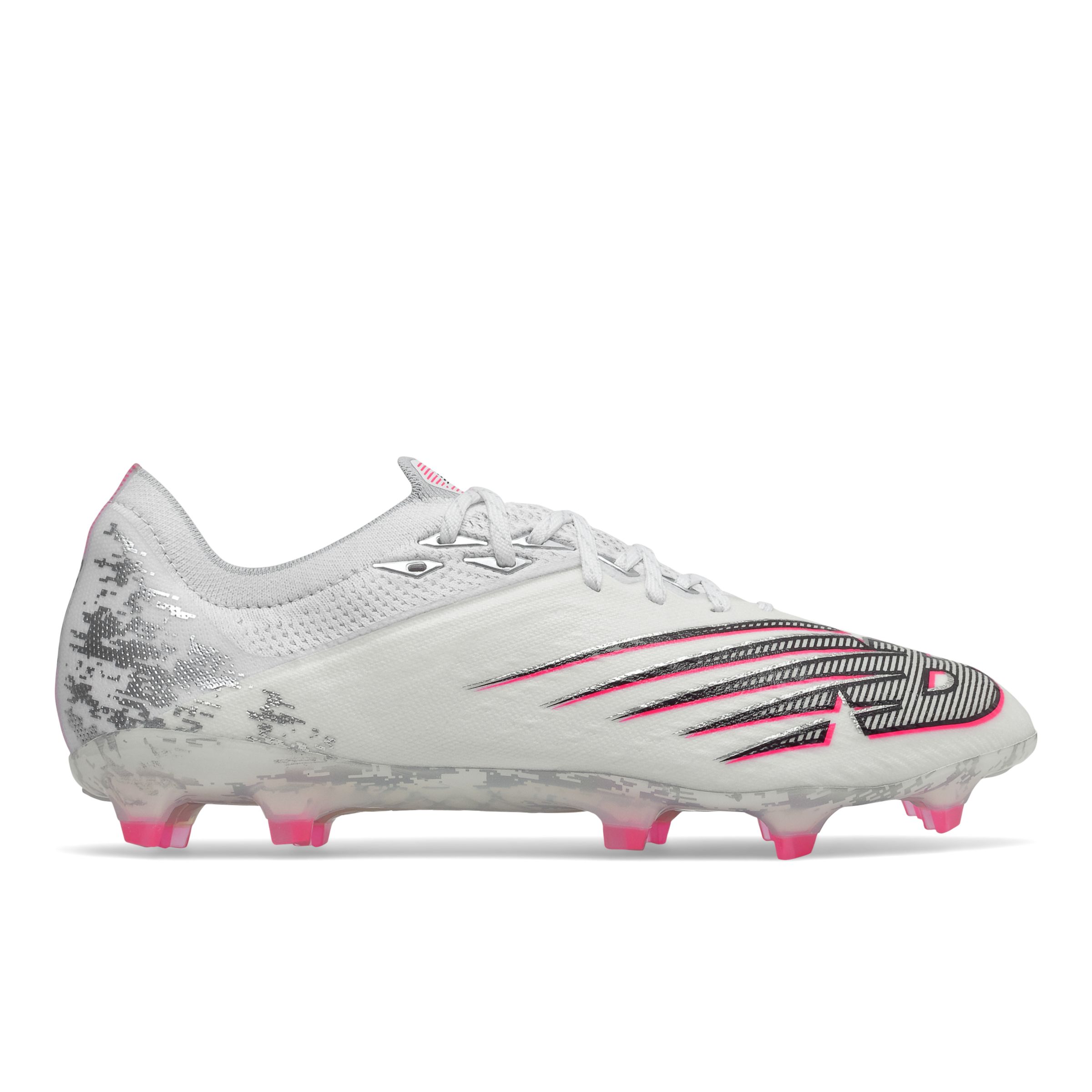 

New Balance Unisex Furon V6+ Pro FG White/Grey/Pink - White/Grey/Pink