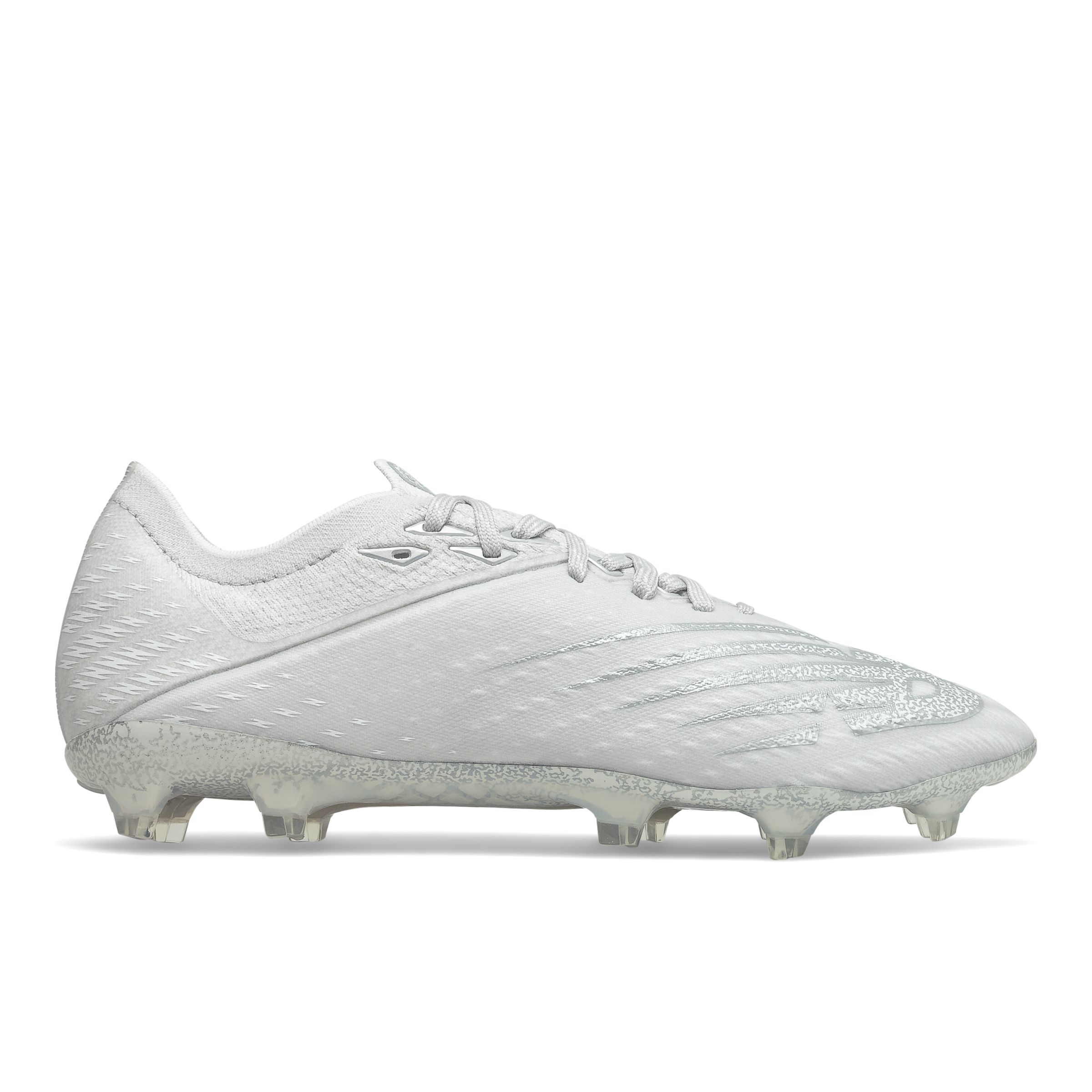 all white new balance soccer cleats