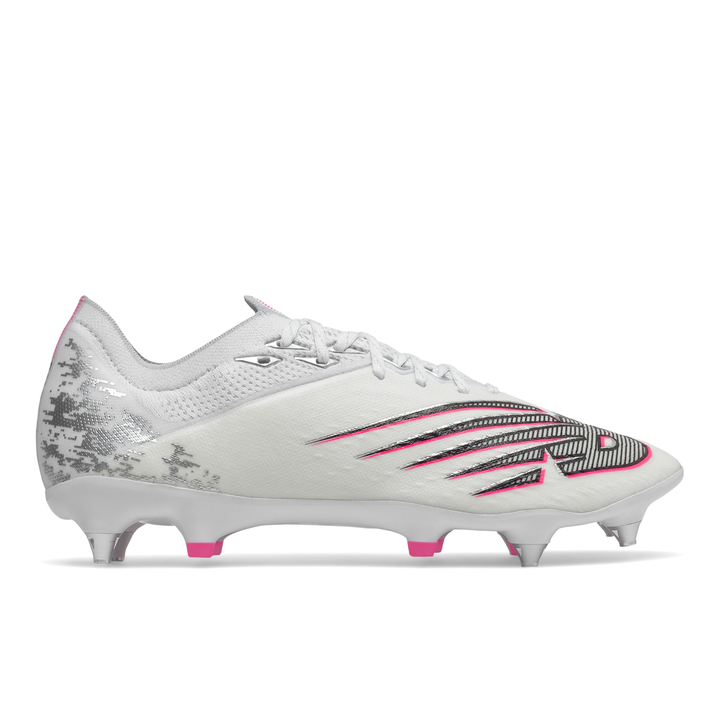 

New Balance Unisex Furon V6+ Pro SG White/Grey/Pink - White/Grey/Pink