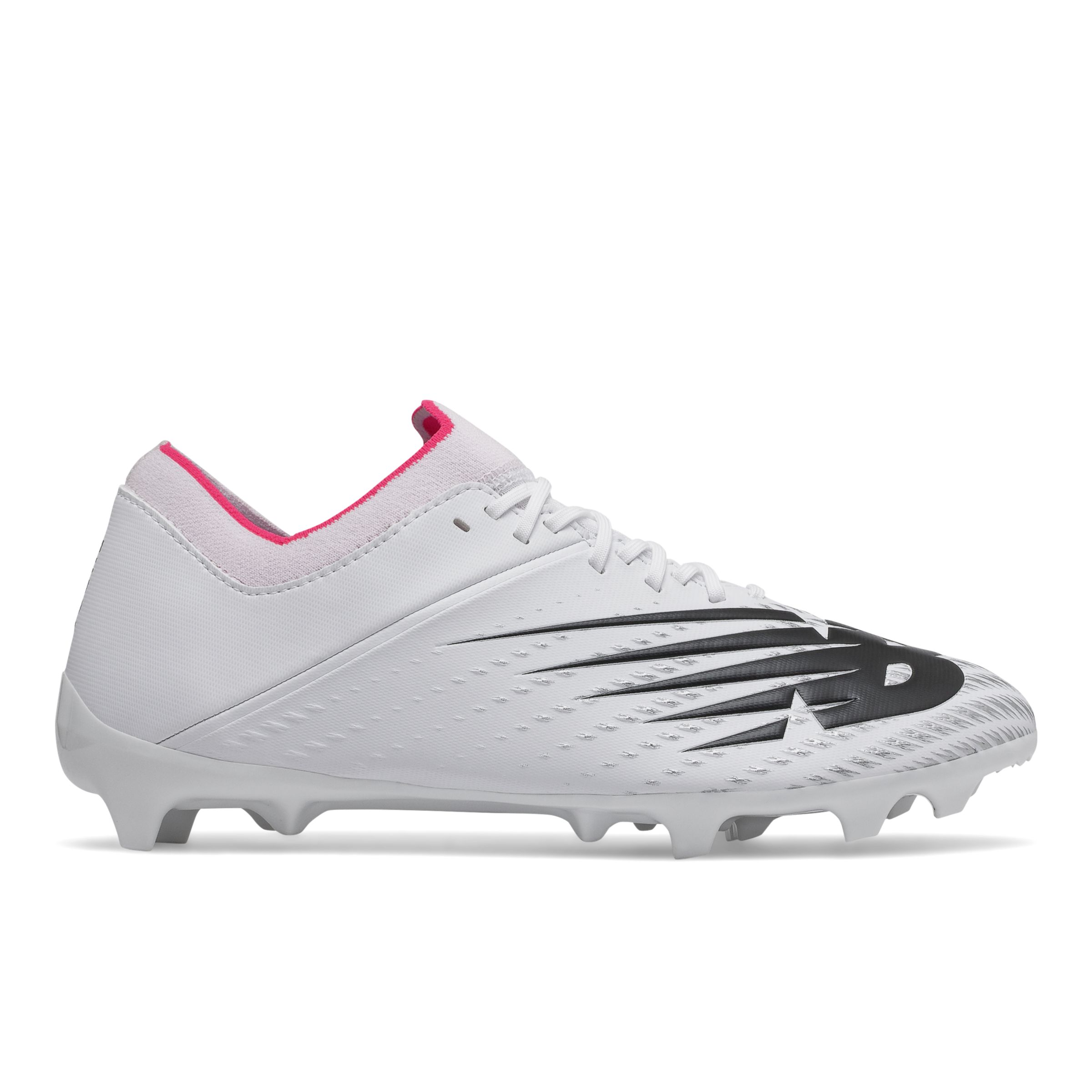Men's Footwear New Balance Furoon V6+ Dispatch FG - Hombres EU 40.5, White/Grey/Pink