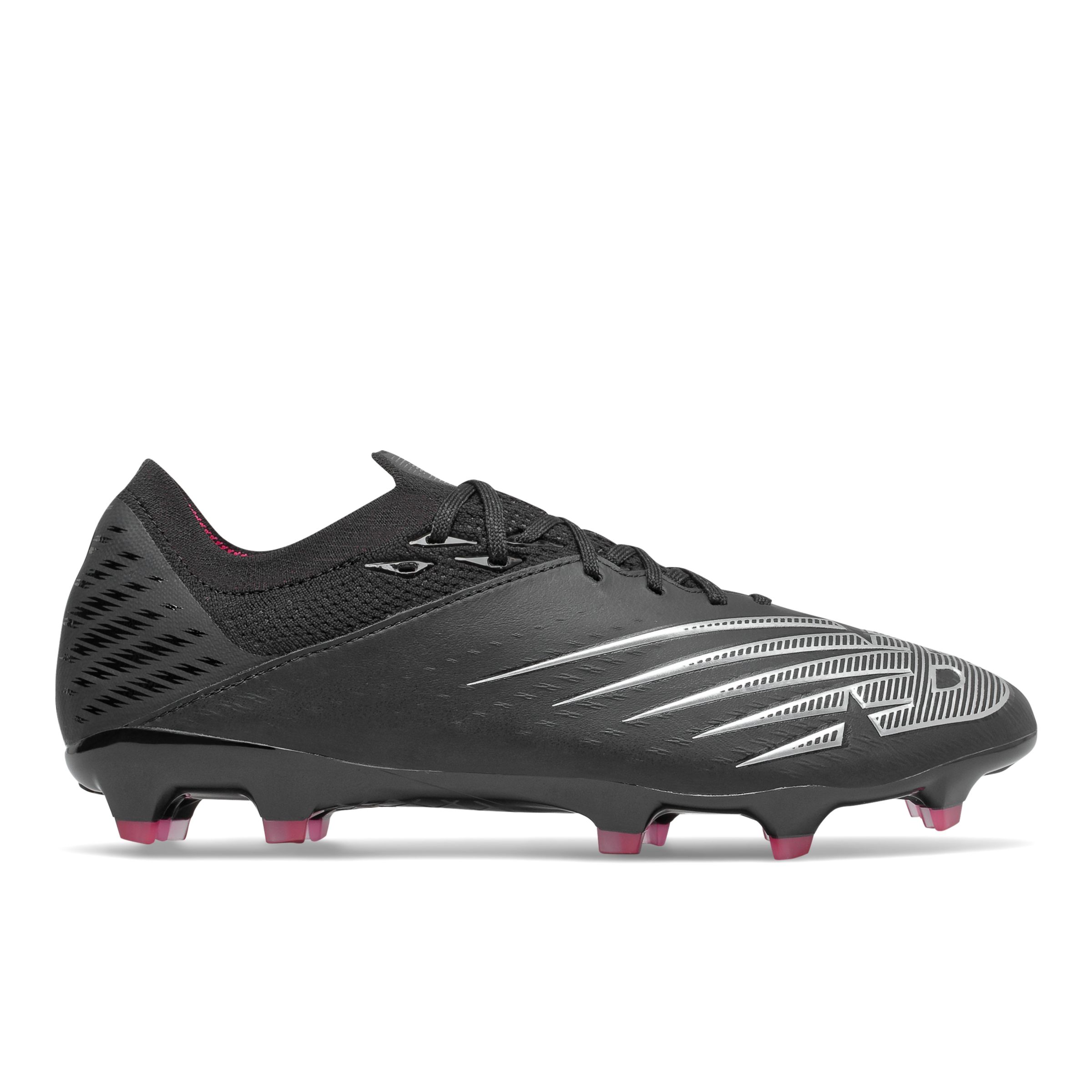 Men's Footwear New Balance Botaas de fútbol Furon V6+ Leather FG - Hombres EU 40.5, Black/Pink