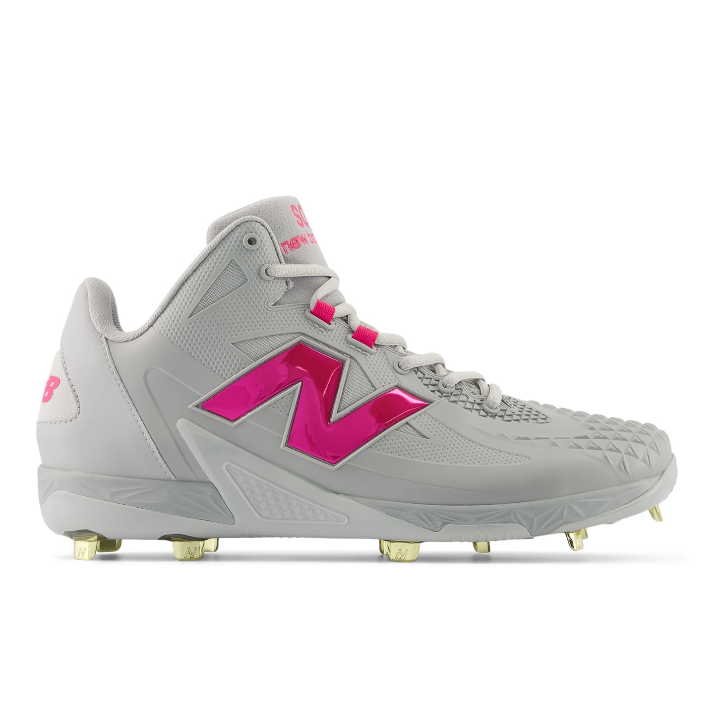Мужские кроссовки New Balance FuelCell Ohtani 1 Mothers Day, цвет: Серый / Розовый — фото 1
