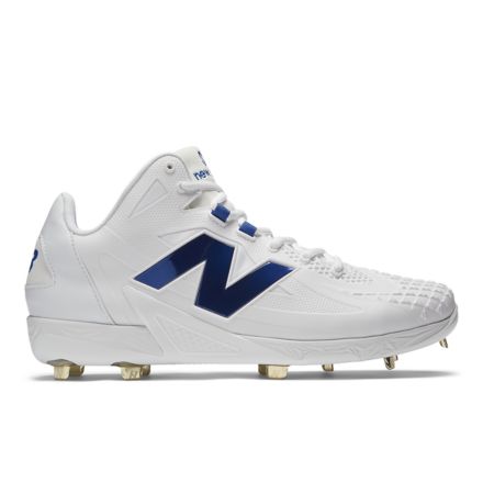 Blue and black new balance cleats best sale