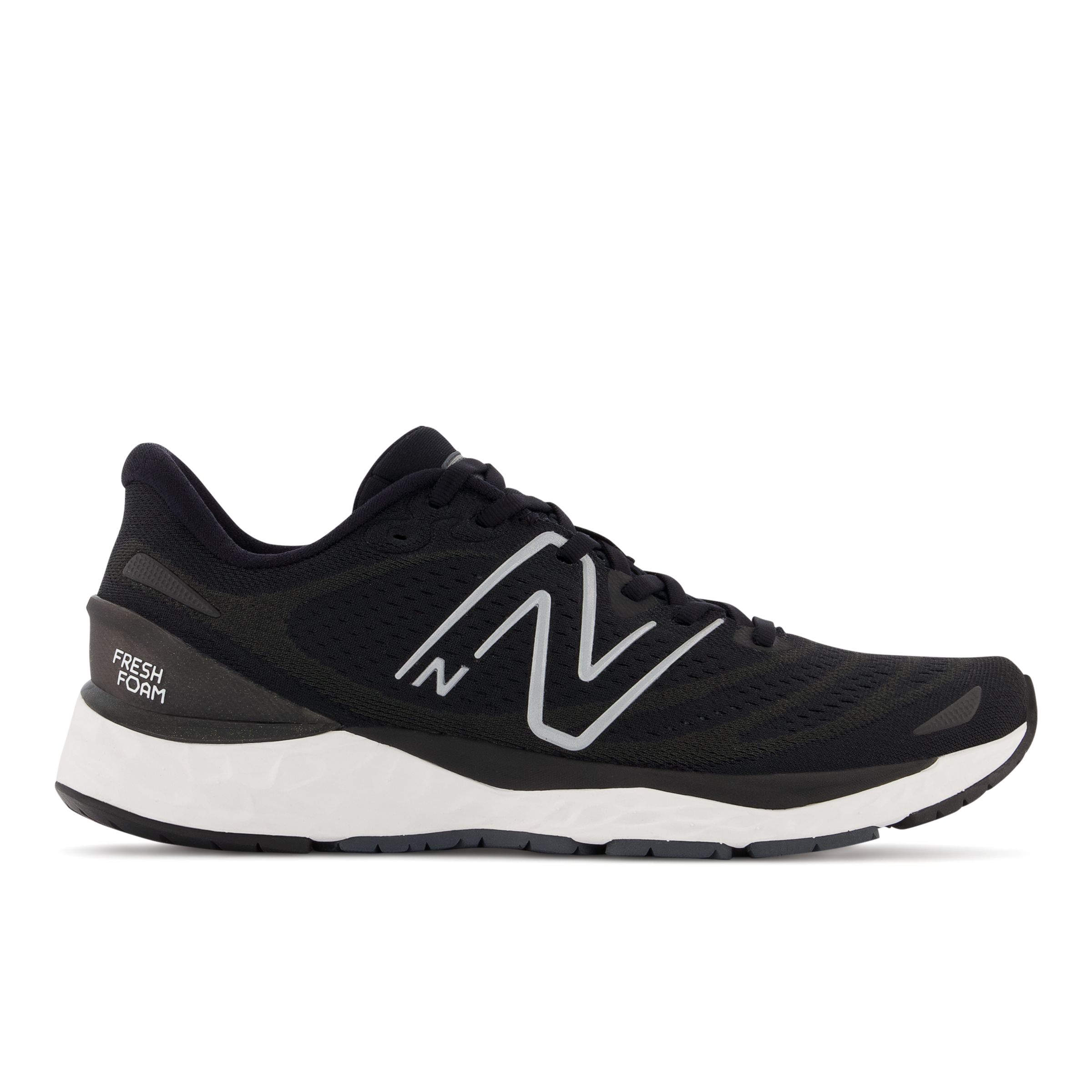 Men's MSOLVV4 Fresh Foam X Running Shoes - Black With White - New Balance