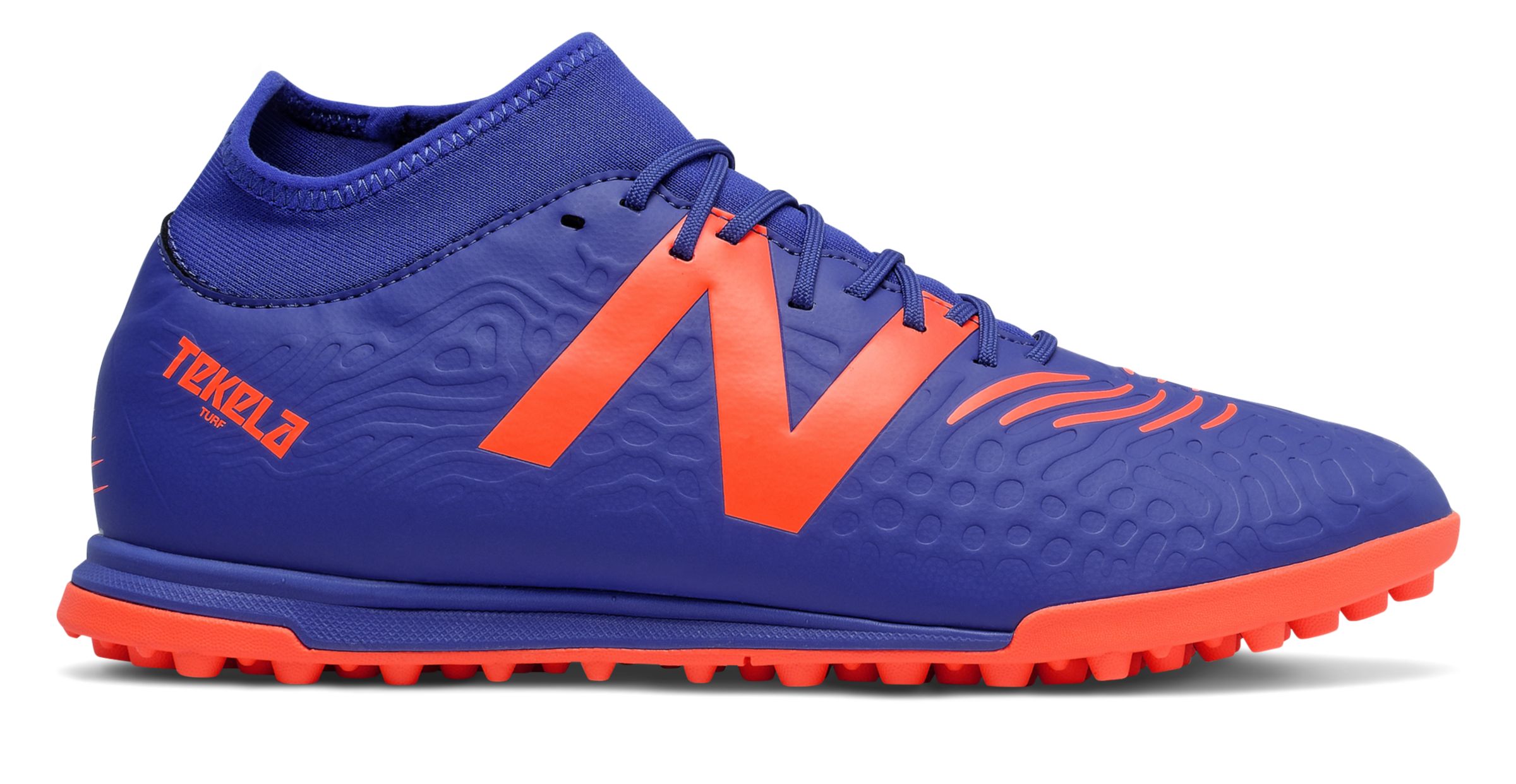 New Balance Men's Tekela V3 Magique TF - Blue/Orange, Blue/Orange - MST3TBG3